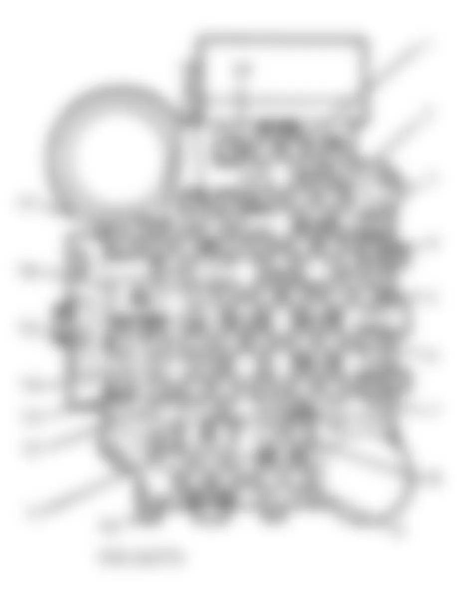 Jeep Cherokee 1990 - Component Locations -  Fuse Panel Identification (1989-90 Models)
