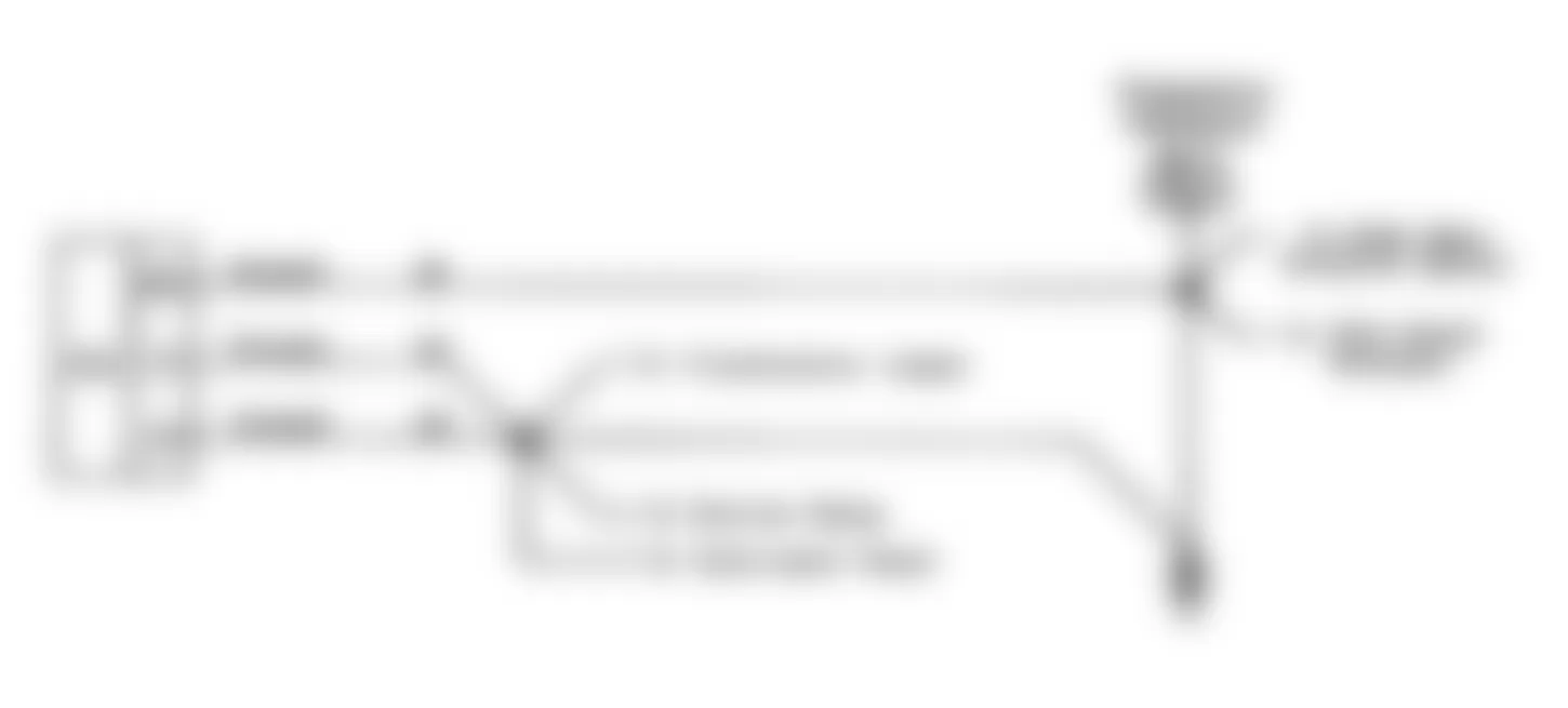 Jeep Wrangler S 1990 - Component Locations -  Fault 1004: Circuit Diagram ECU Battery Feed & Power Grounds