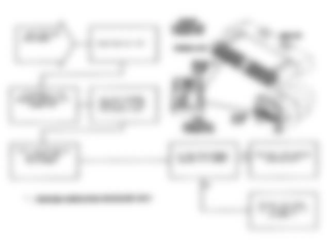 Jeep Comanche 1991 - Component Locations -  Test DR-16A (3 of 3) Injector #1 Control Circuit