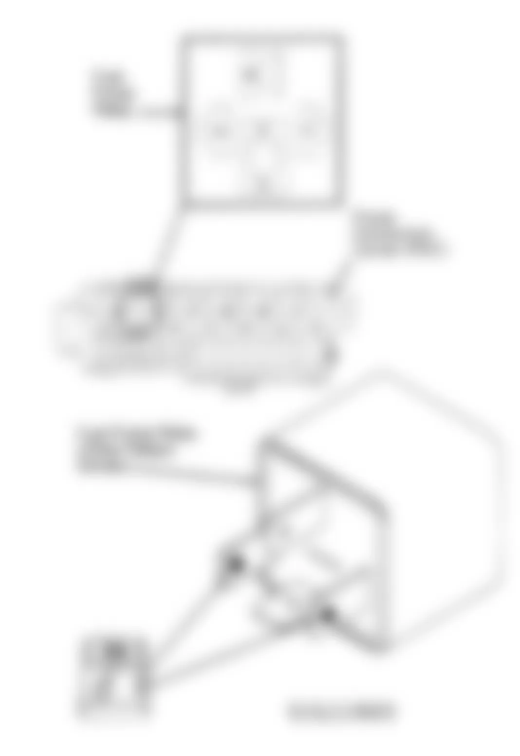 Jeep Cherokee 1993 - Component Locations -  Identifying Fuel Pump Relay Terminals