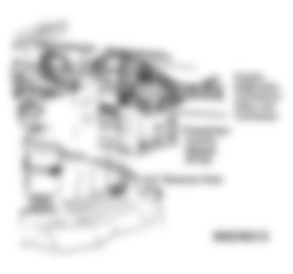 Jeep Grand Cherokee Wagoneer 1993 - Component Locations - Locating Diagnostic Connector (Grand Cherokee)