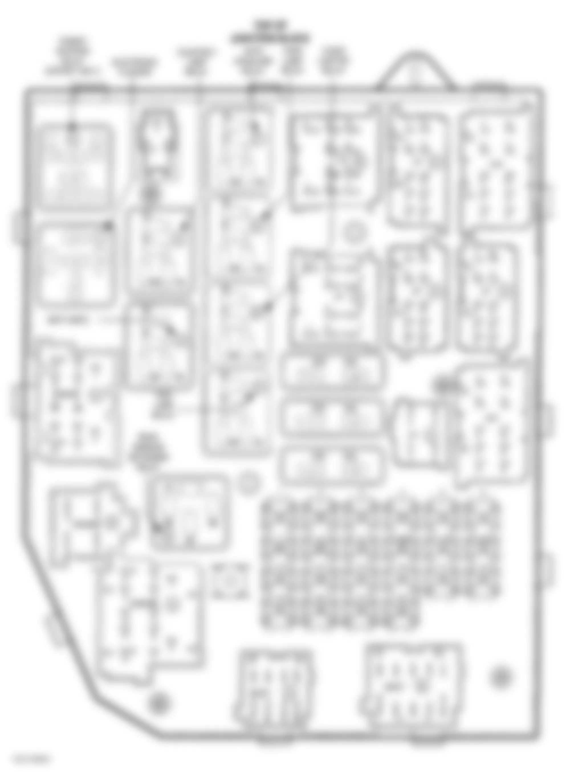 Jeep Grand Cherokee Limited 1998 - Component Locations -  Identifying Junction Block Components