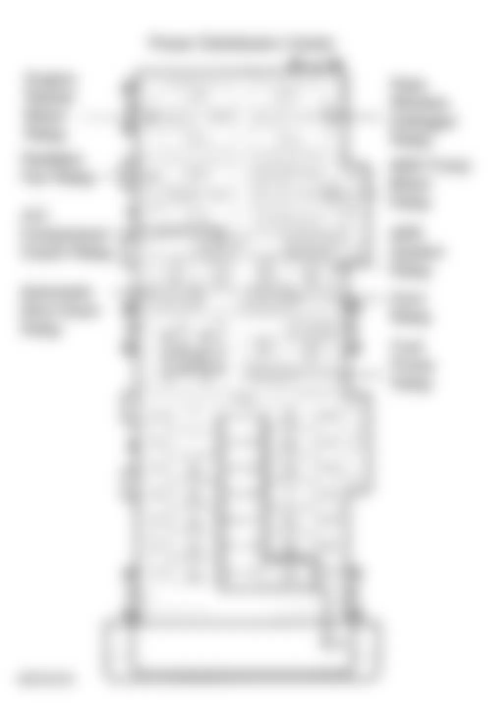 Jeep Wrangler Sahara 1998 - Component Locations -  Power Distribution Center