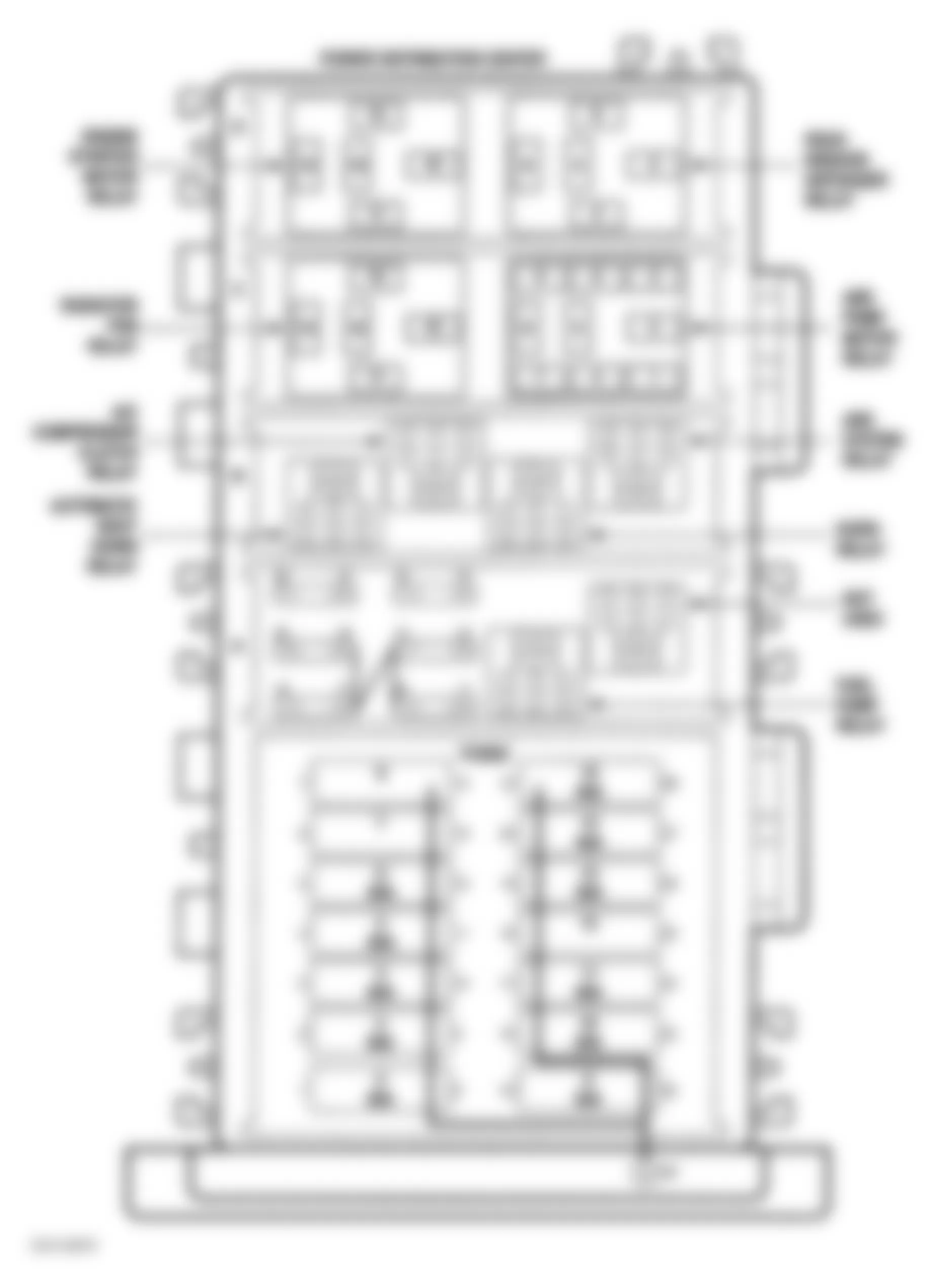 Jeep Wrangler Sport 1998 - Component Locations -  Identifying Power Distribution Center Components