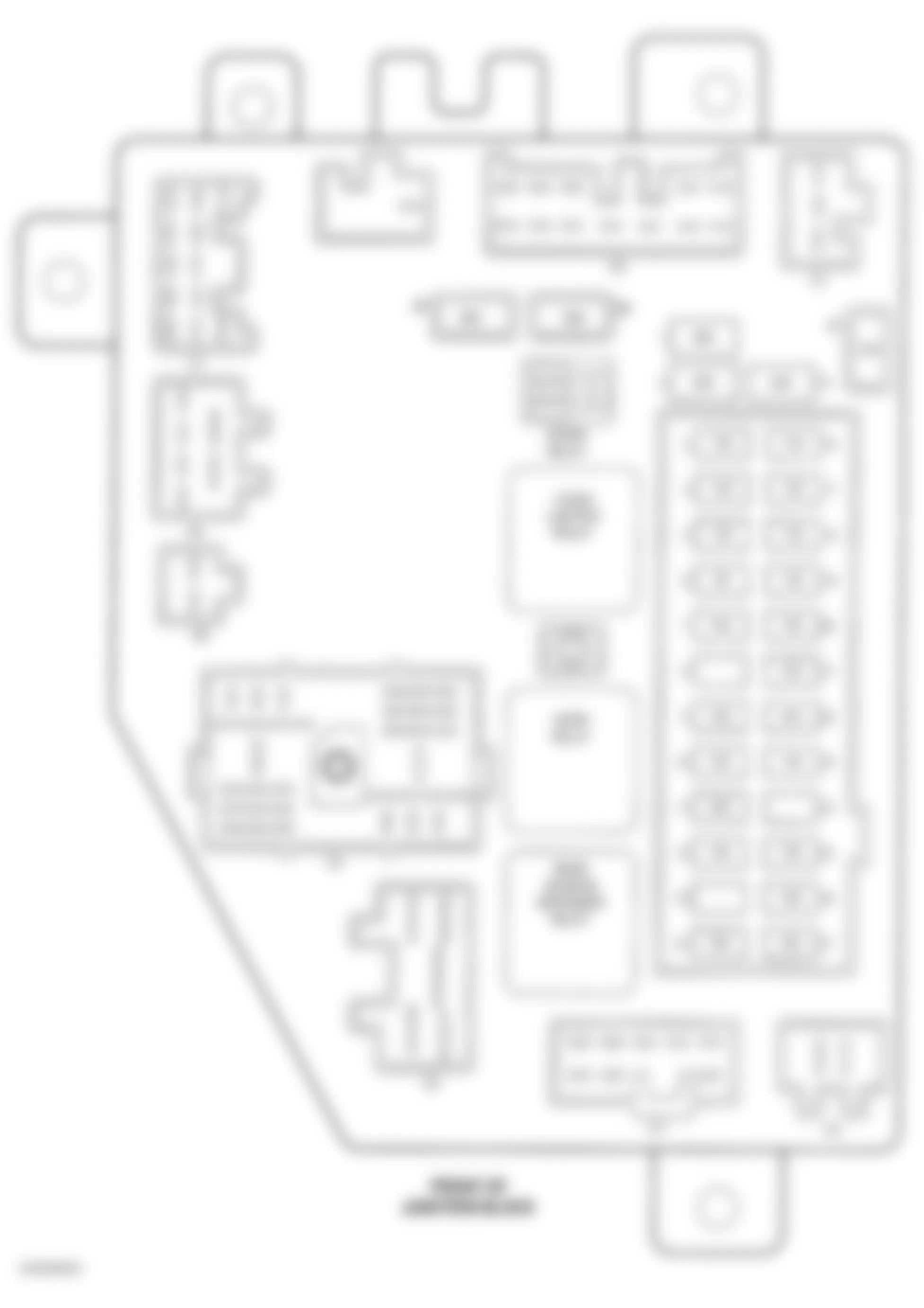 Jeep Cherokee Limited 1999 - Component Locations -  Identifying Junction Block Components