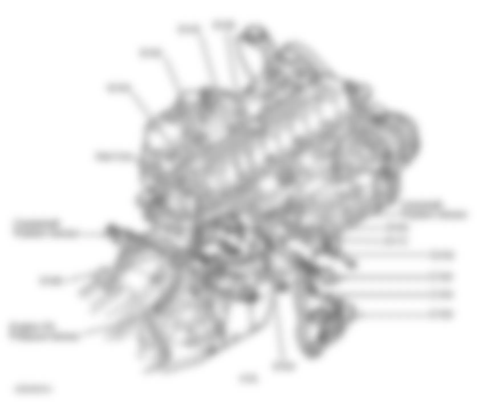 Jeep Grand Cherokee Laredo 1999 - Component Locations -  Right Side Of Engine (4.0L)