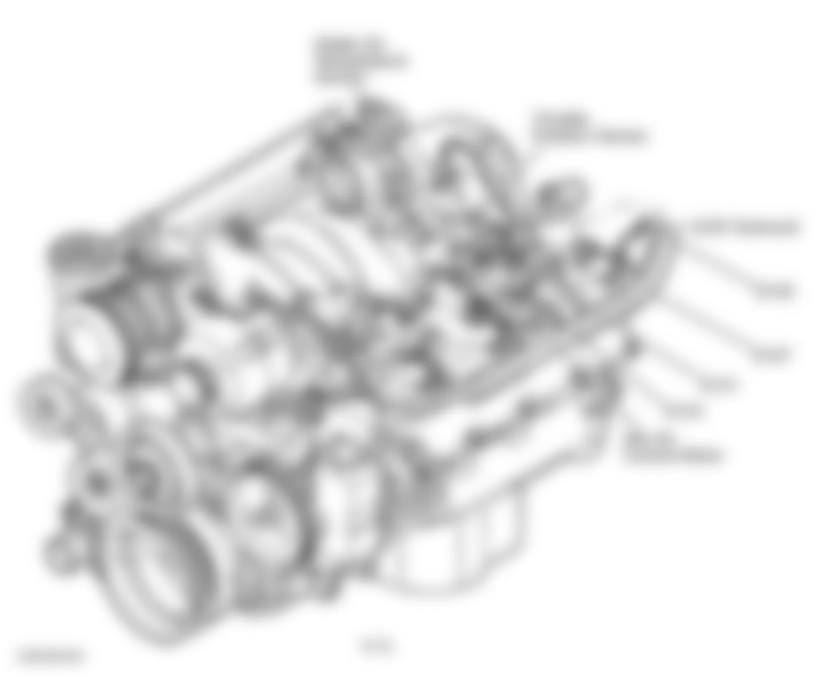 Jeep Grand Cherokee Laredo 1999 - Component Locations -  Left Side Of Engine (4.7L)