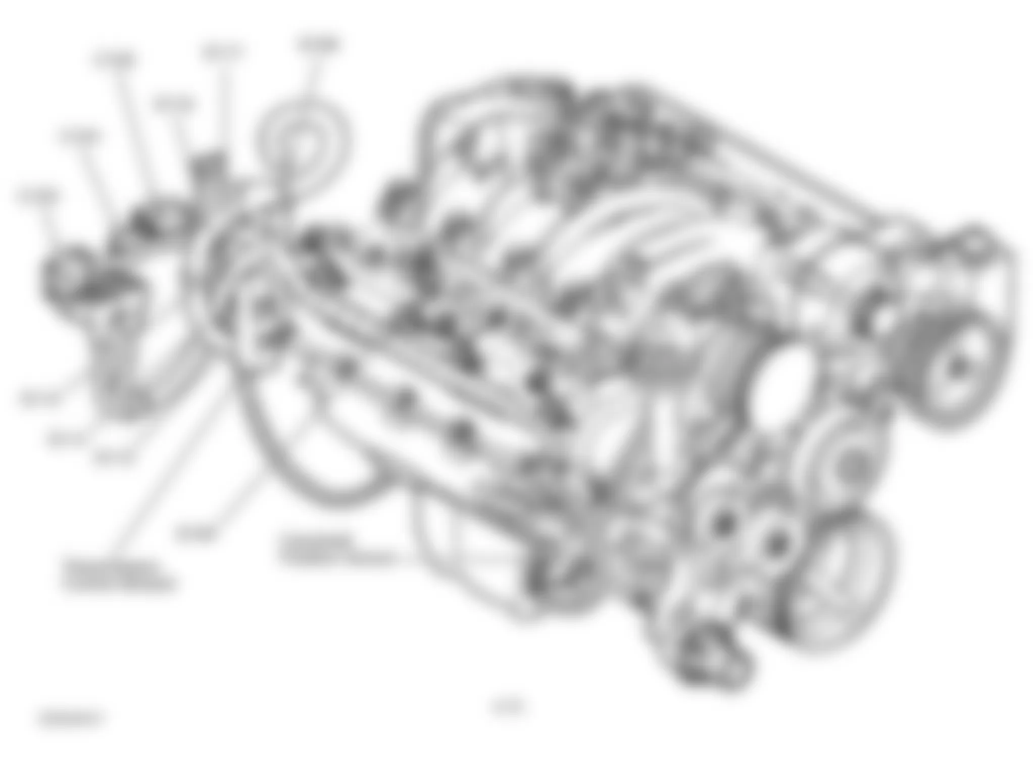 Jeep Grand Cherokee Laredo 1999 - Component Locations -  Right Side Of Engine (4.7L)