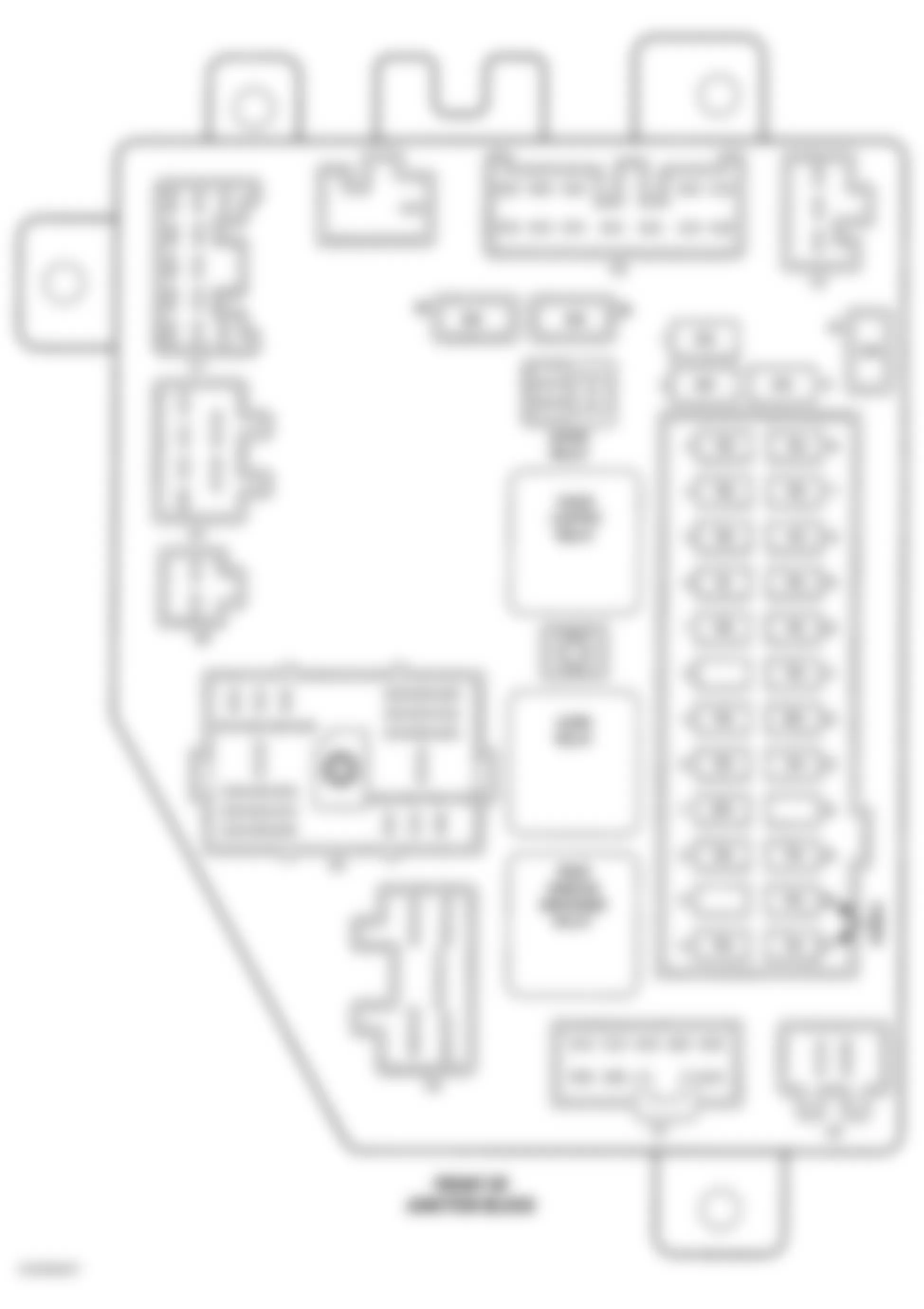 Jeep Cherokee Classic 2001 - Component Locations -  Identifying Junction Block Components