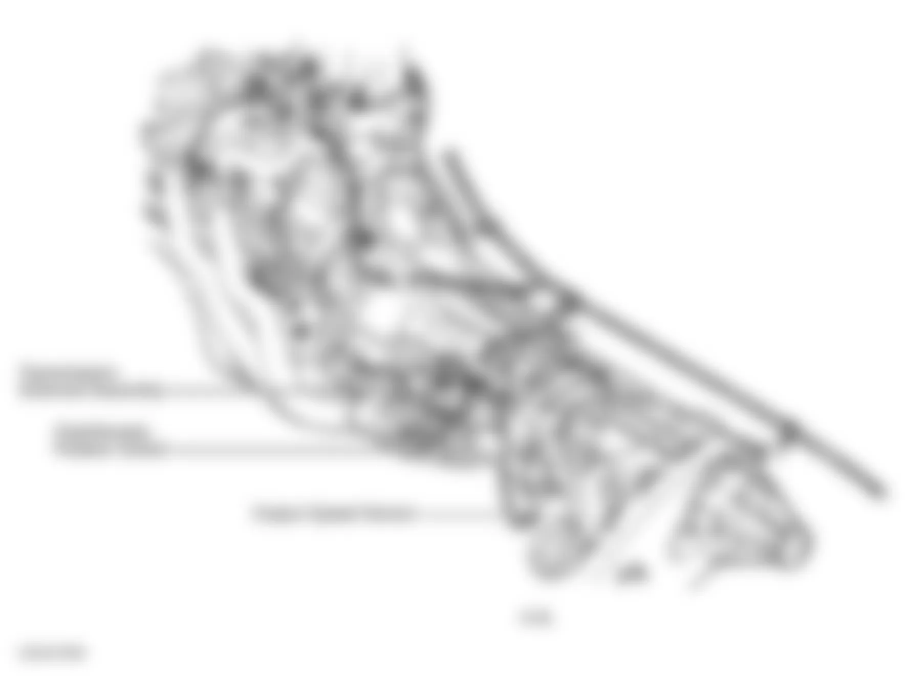 Jeep Grand Cherokee Laredo 2001 - Component Locations -  Left Side Of Transmission (4.0L)