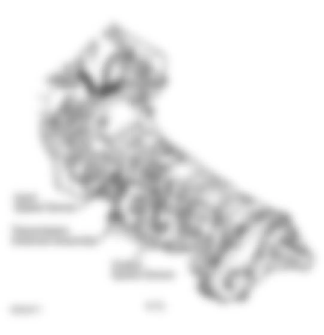 Jeep Grand Cherokee Laredo 2001 - Component Locations -  Left Side Of Transmission (4.7L)