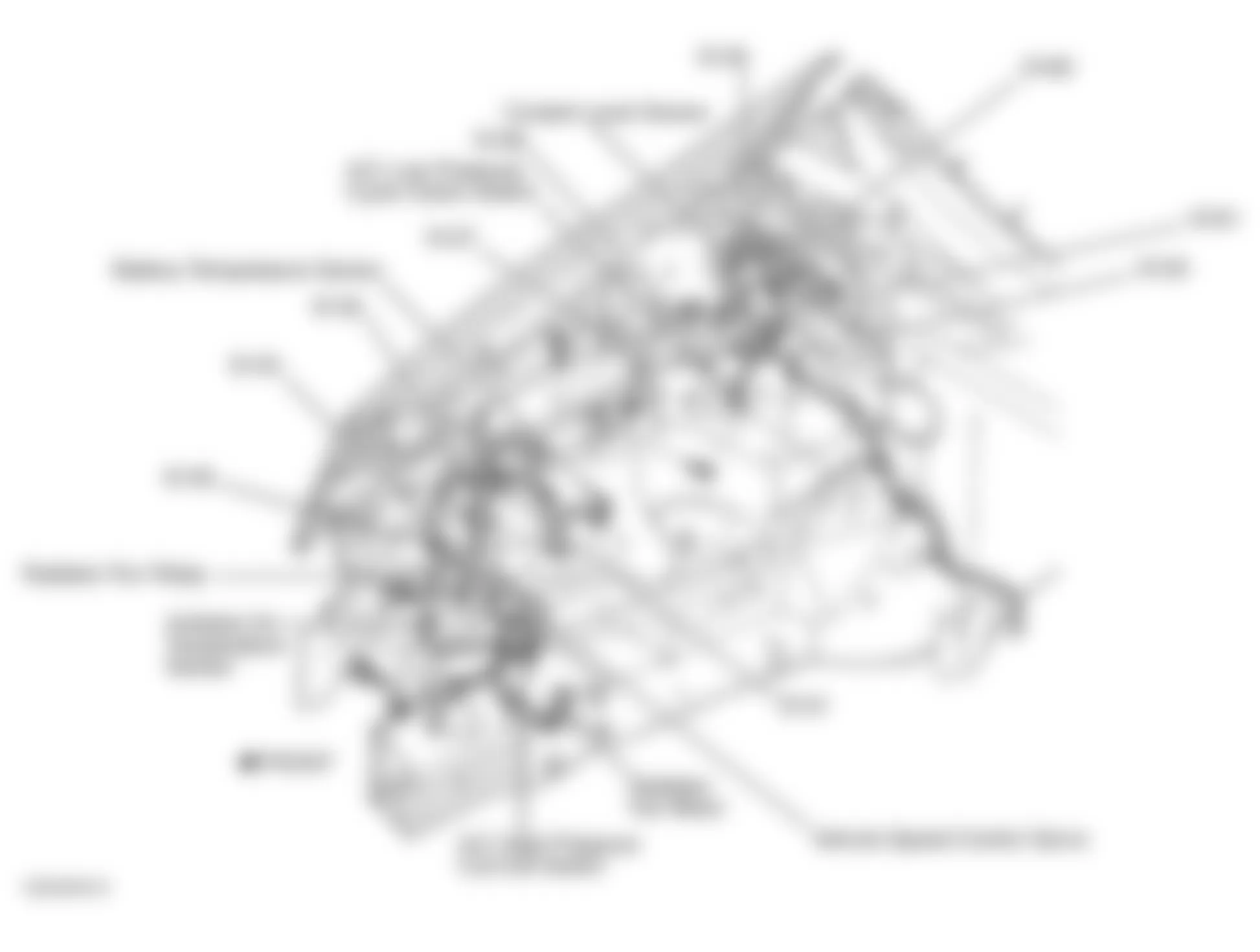 Jeep Grand Cherokee Laredo 2001 - Component Locations -  Right Side Of Engine Compartment