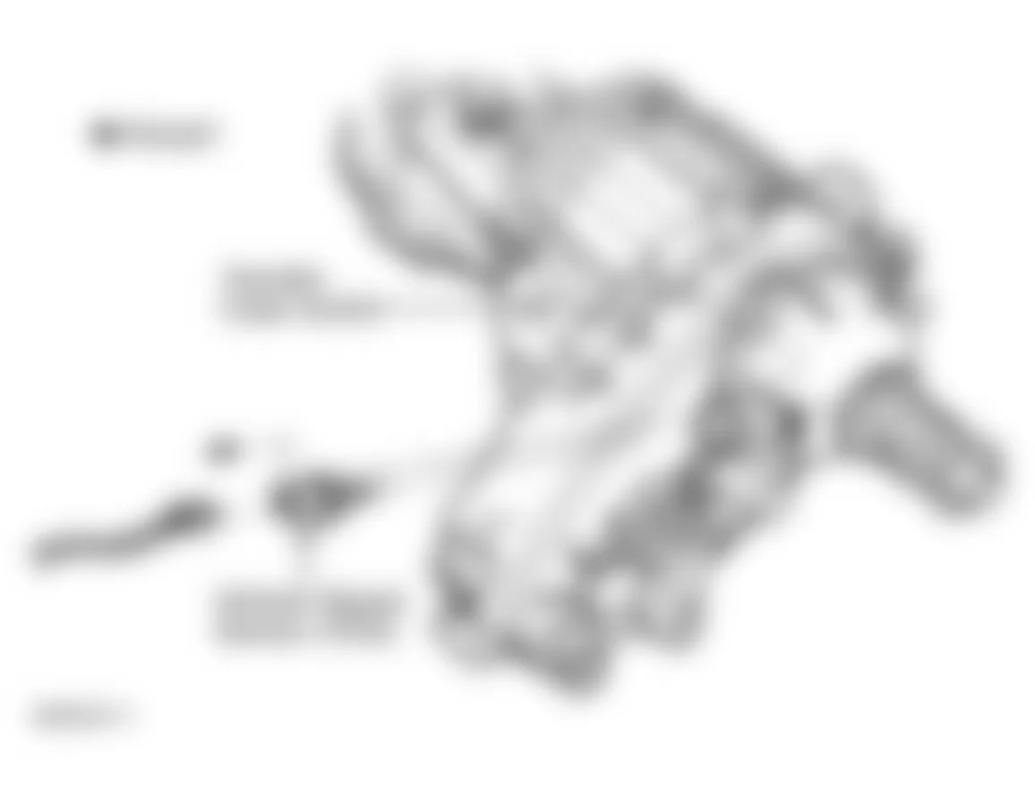 Jeep Wrangler Sport 2001 - Component Locations -  Transfer Case