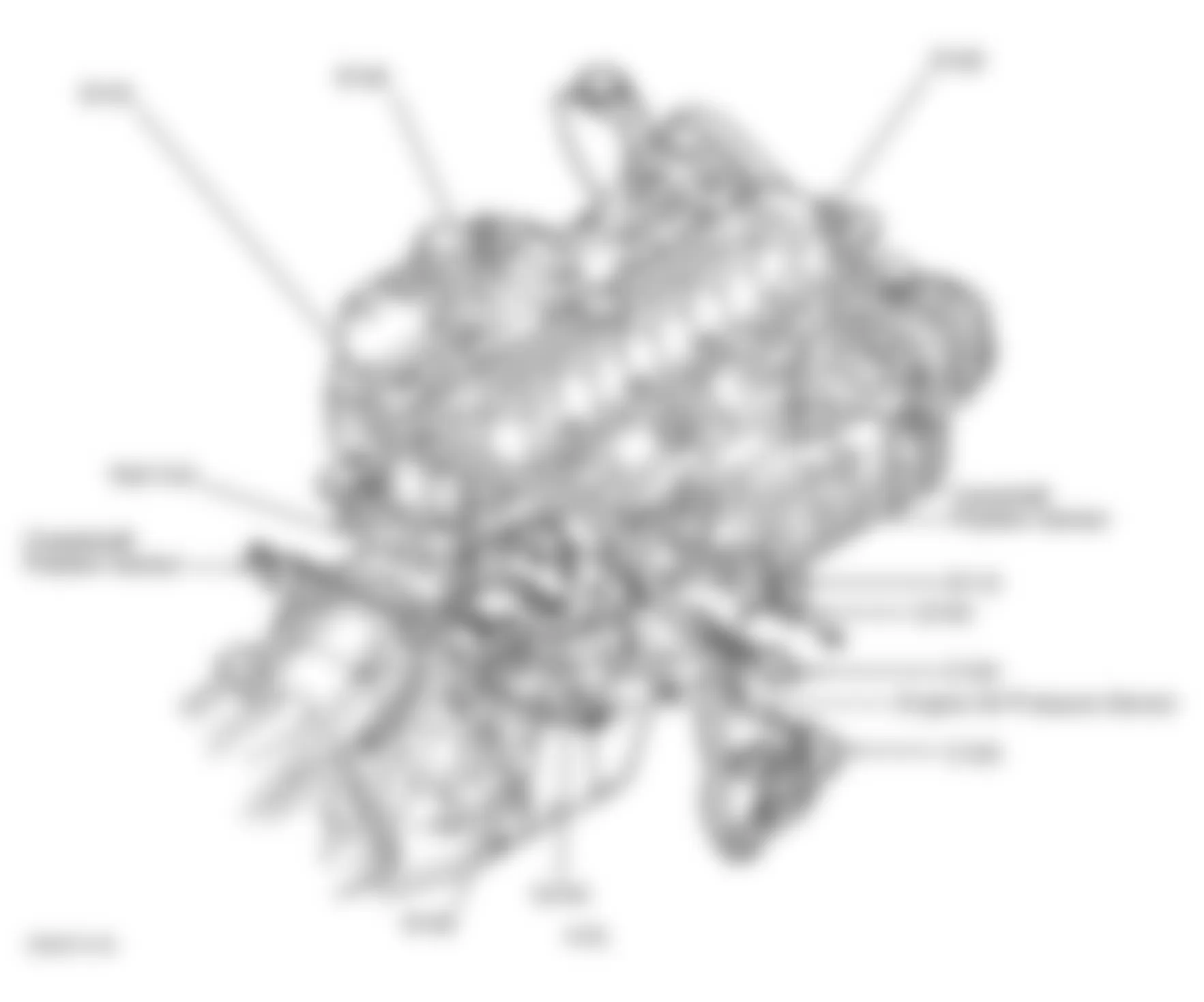 Jeep Grand Cherokee Laredo 2002 - Component Locations -  Right Side Of Engine (4.0L)