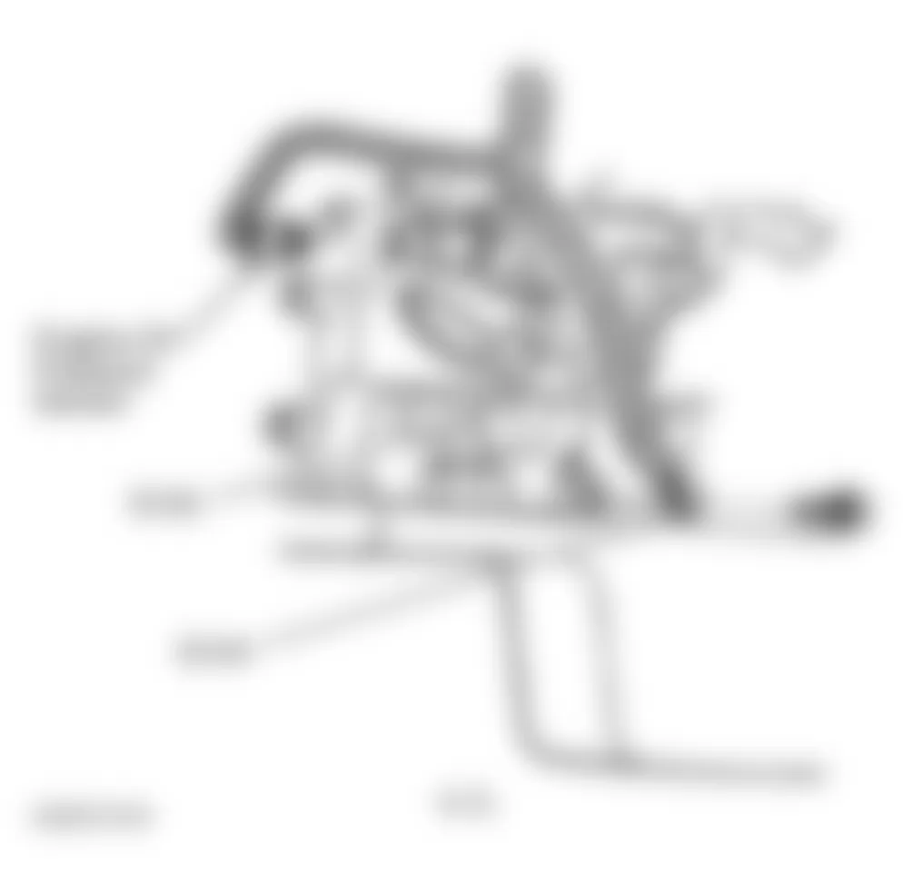 Jeep Grand Cherokee Laredo 2002 - Component Locations -  Lower Left Side Of Engine (4.7L)