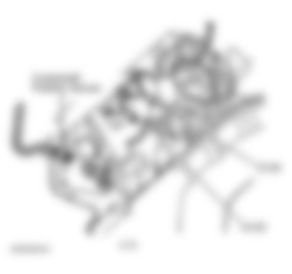 Jeep Grand Cherokee Laredo 2002 - Component Locations -  Lower Right Side Of Engine (4.7L)