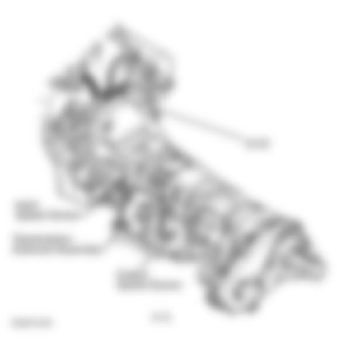 Jeep Grand Cherokee Laredo 2002 - Component Locations -  Left Side Of Transmission (4.7L)