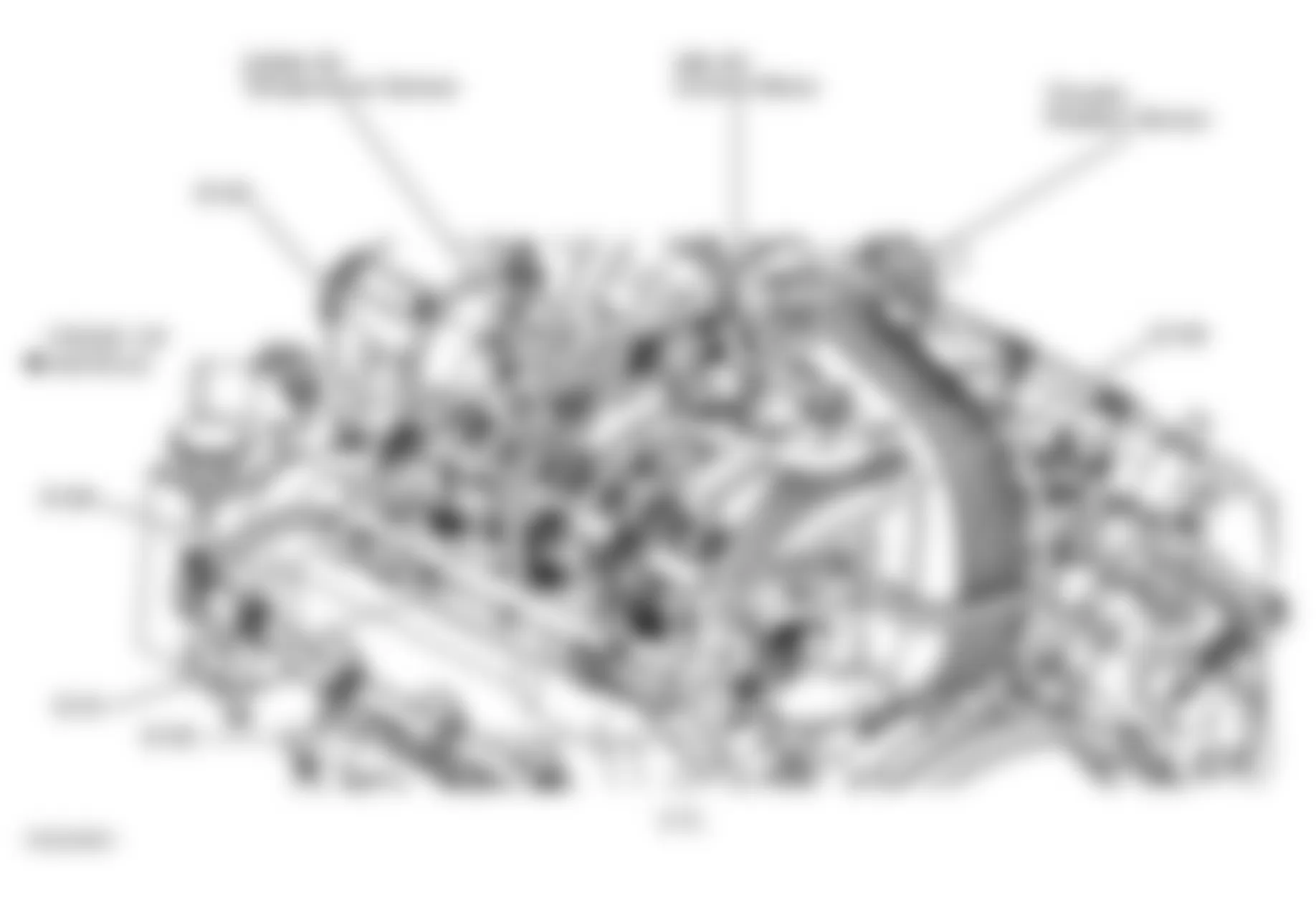 Jeep Liberty Limited 2002 - Component Locations -  Left Rear Of Engine (3.7L)
