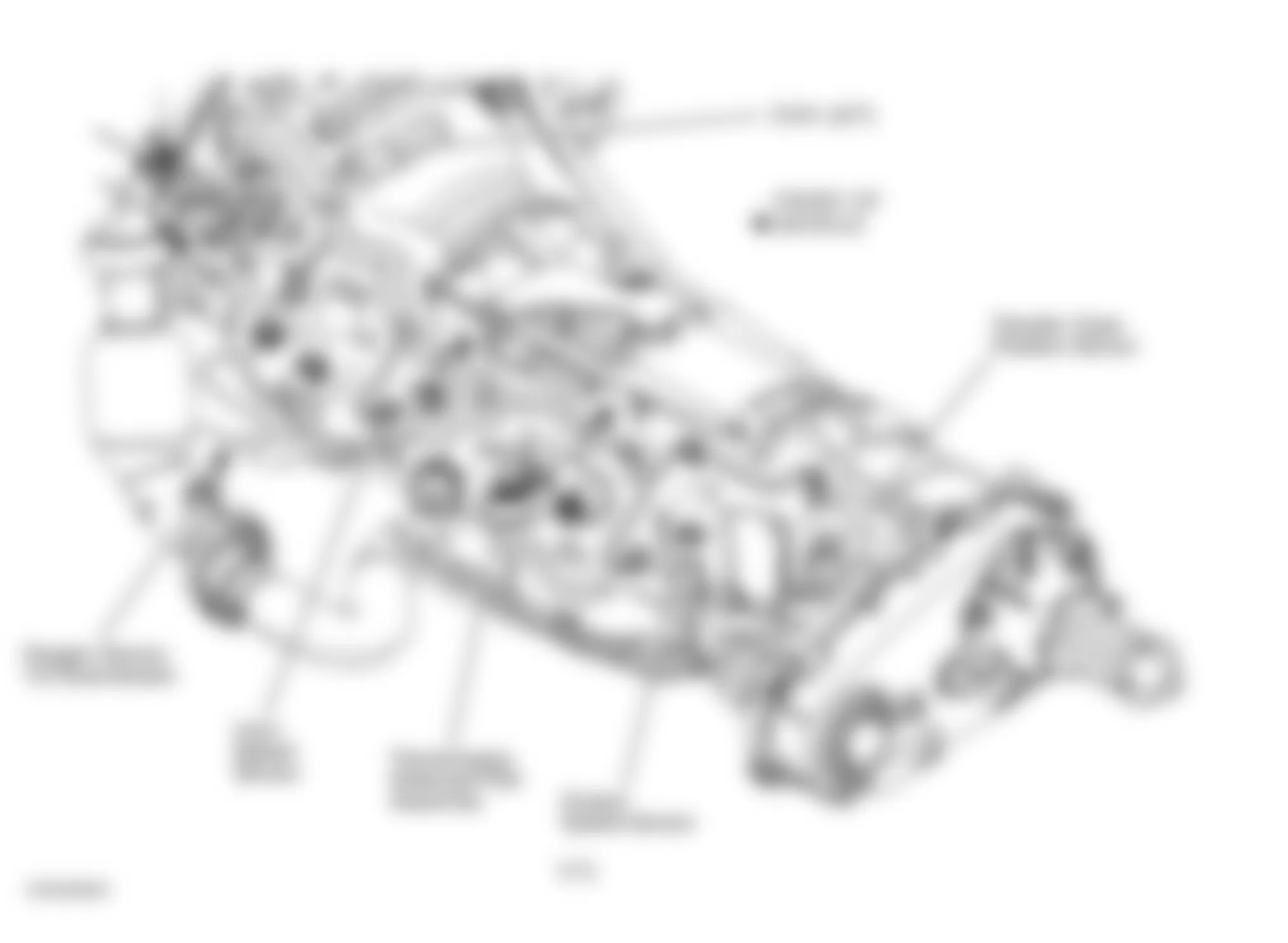 Jeep Liberty Limited 2002 - Component Locations -  Left Side Of Automatic Transmission (3.7L)