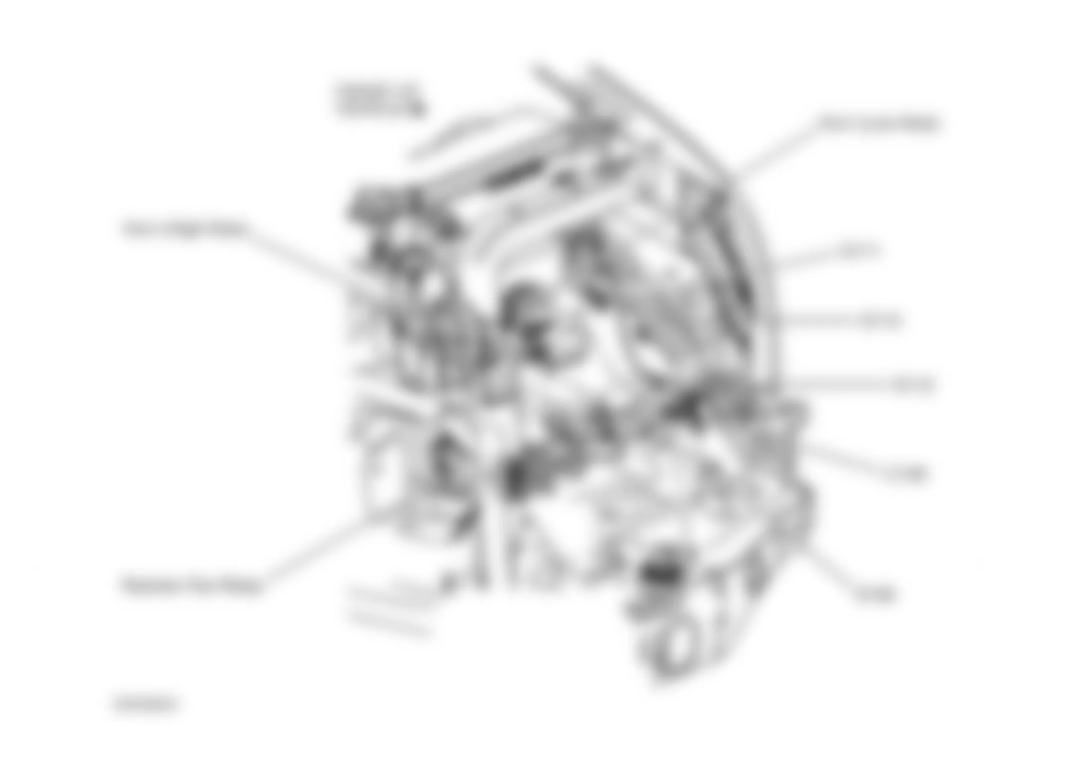 Jeep Liberty Limited 2002 - Component Locations -  Left Front Of Engine Compartment