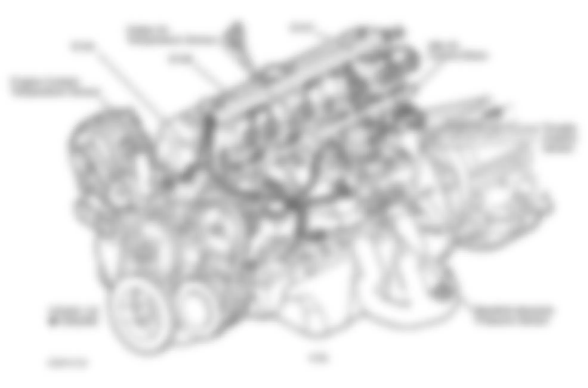 Jeep Grand Cherokee Laredo 2003 - Component Locations -  Left Side Of Engine (4.0L)