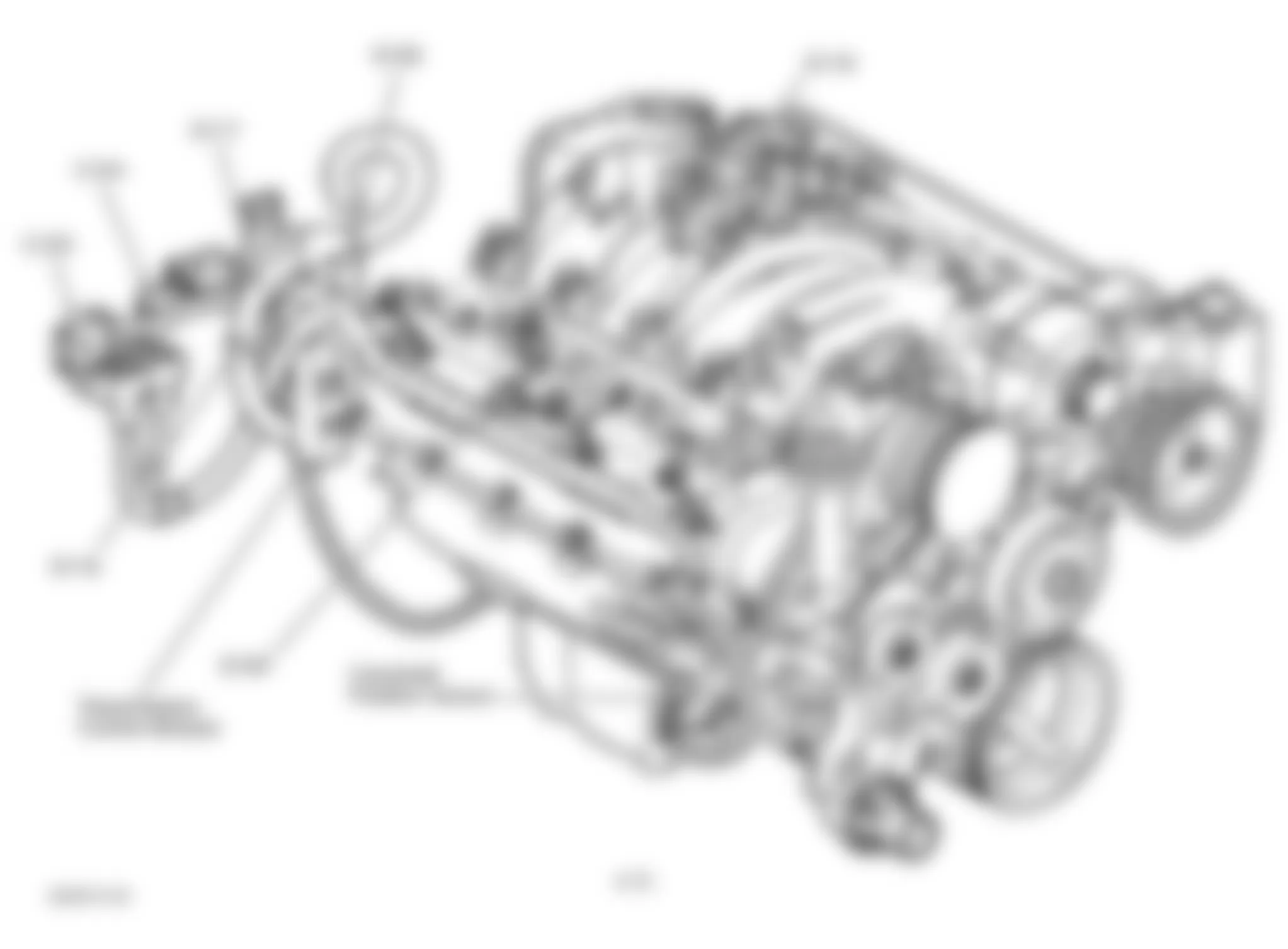 Jeep Grand Cherokee Laredo 2003 - Component Locations -  Right Side Of Engine (4.7L)