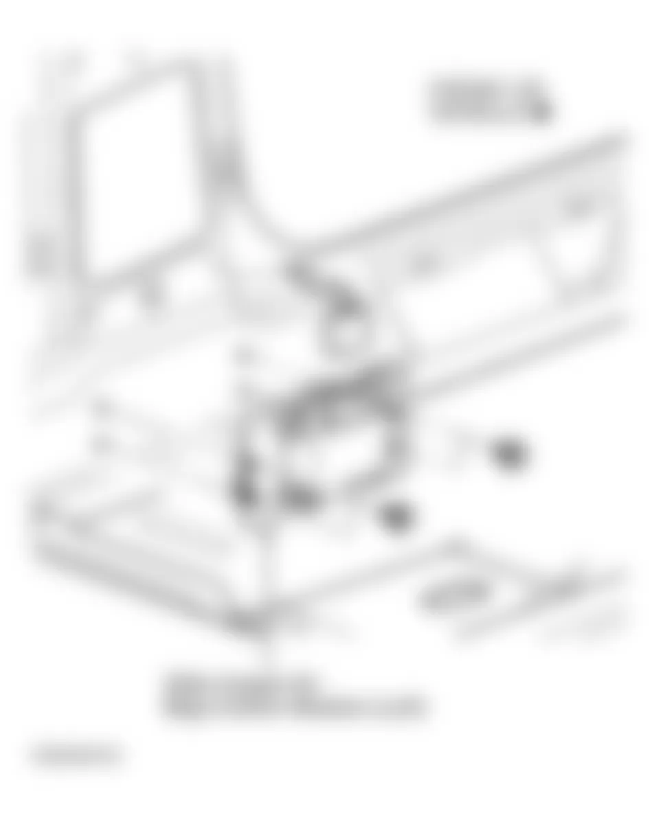 Jeep Liberty Limited 2003 - Component Locations -  Left B Pillar