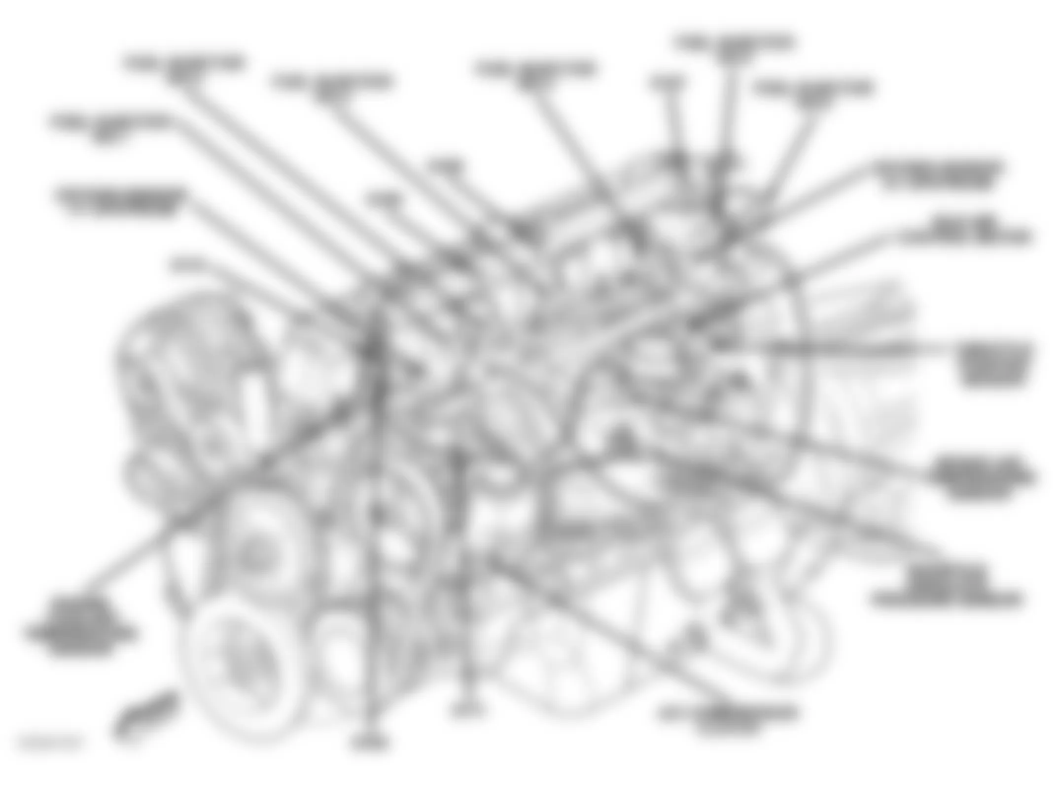 Jeep Grand Cherokee Freedom 2004 - Component Locations -  Left Side Of Engine (4.0L)