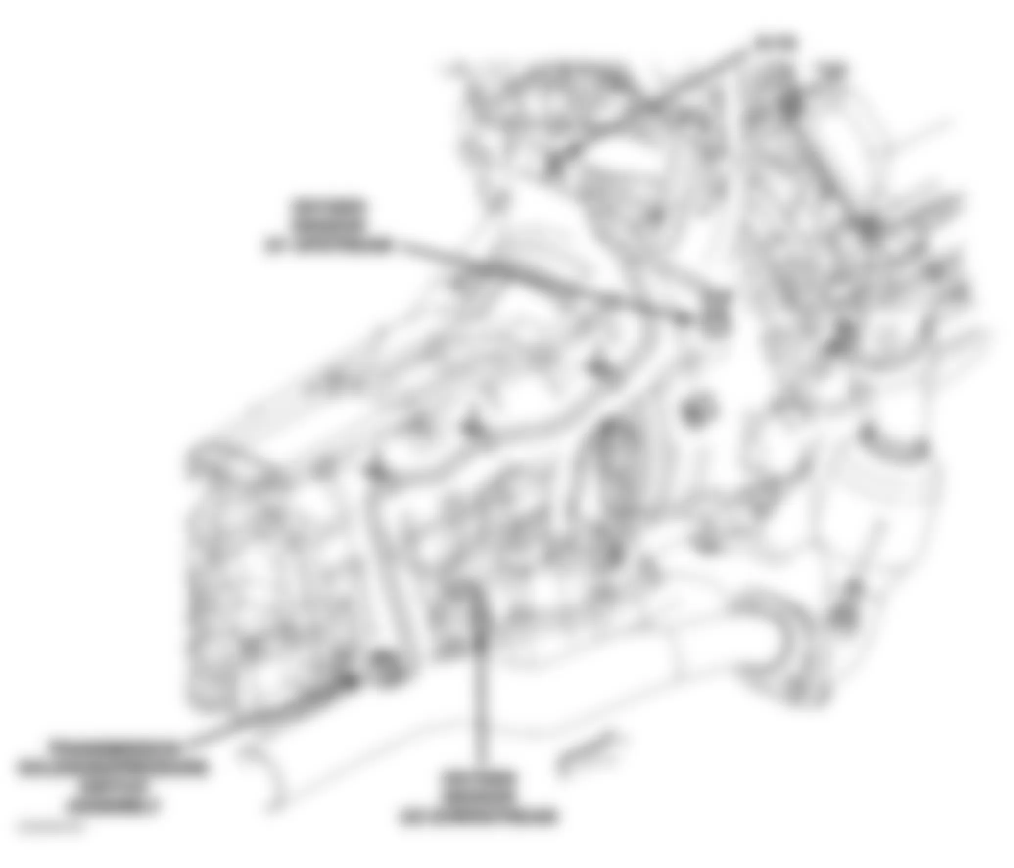 Jeep Liberty Limited 2004 - Component Locations -  Right Side Of Transmission (3.7L)
