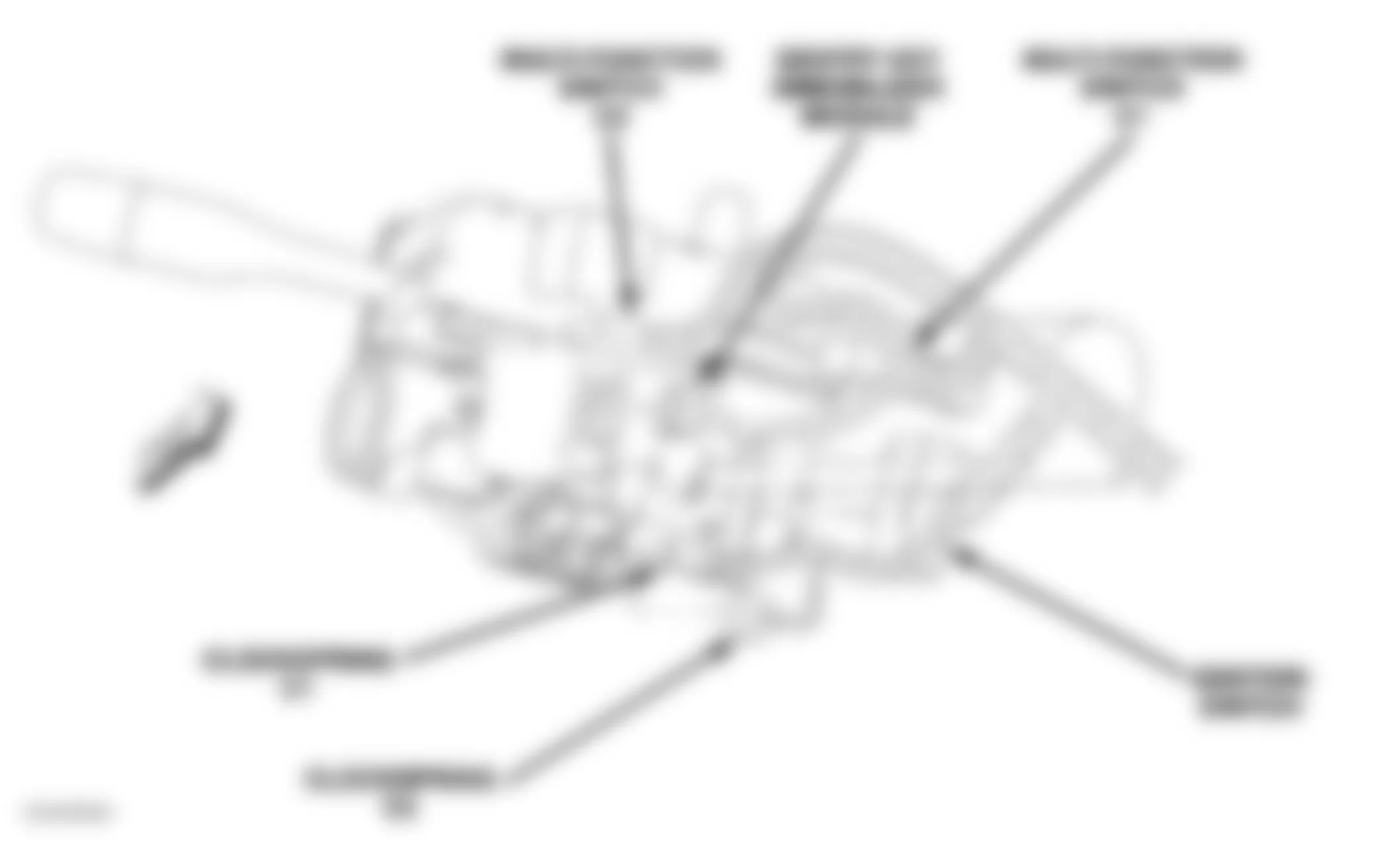 Jeep Wrangler SE 2004 - Component Locations -  Steering Column Connections