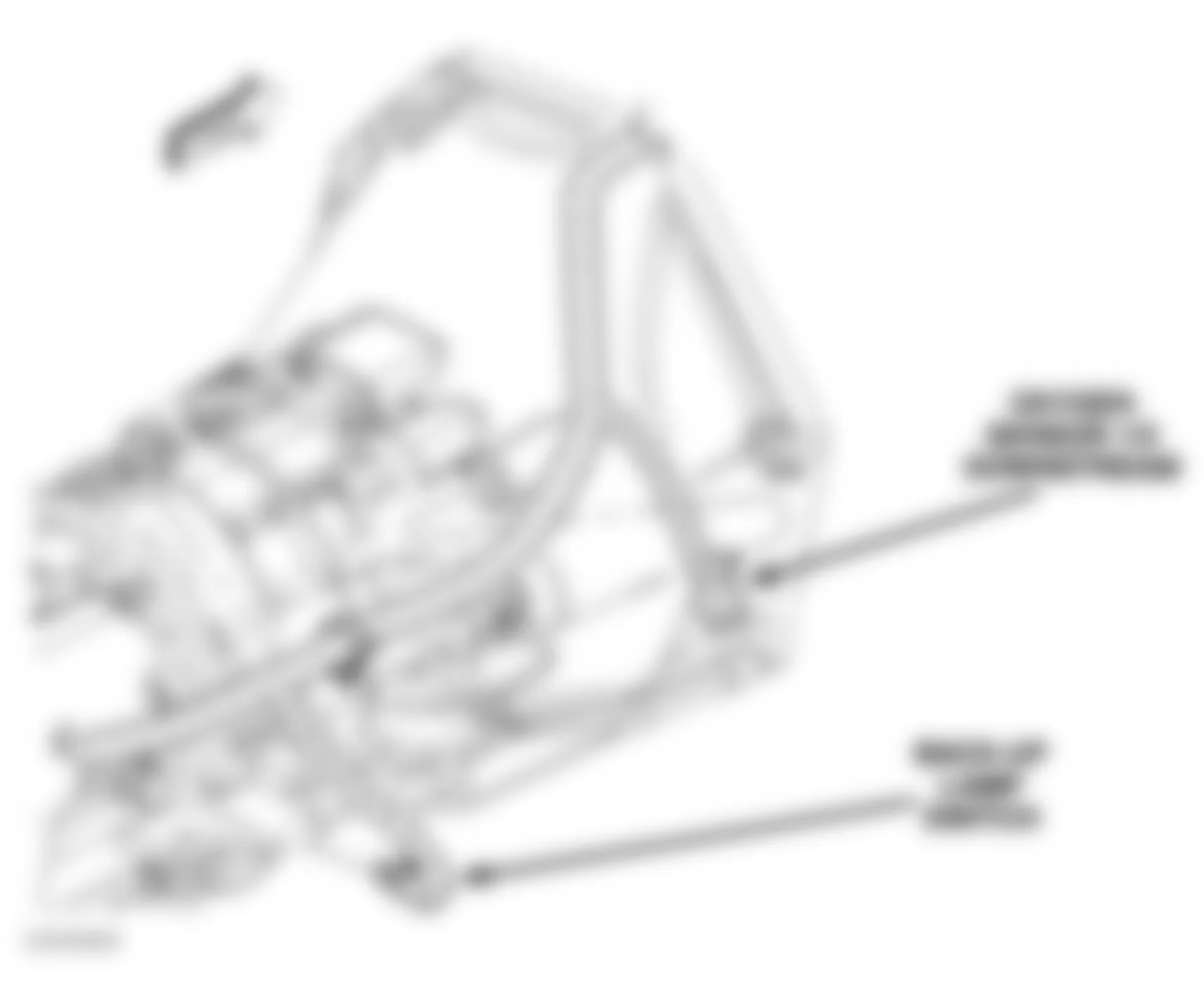 Jeep Wrangler SE 2004 - Component Locations -  Manual Transmission (2.4L)