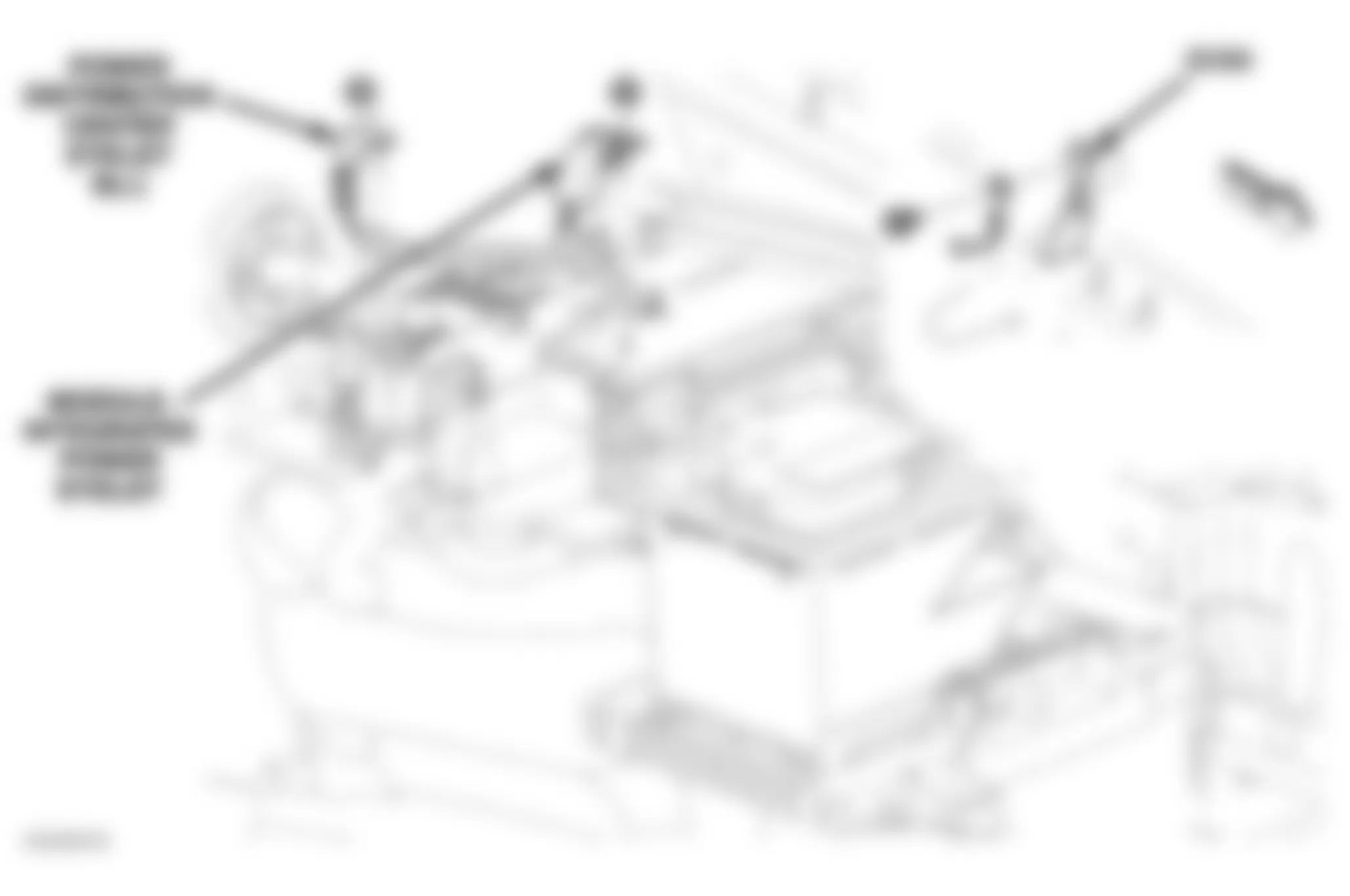 Jeep Grand Cherokee Laredo 2005 - Component Locations -  Left Side Of Engine Compartment