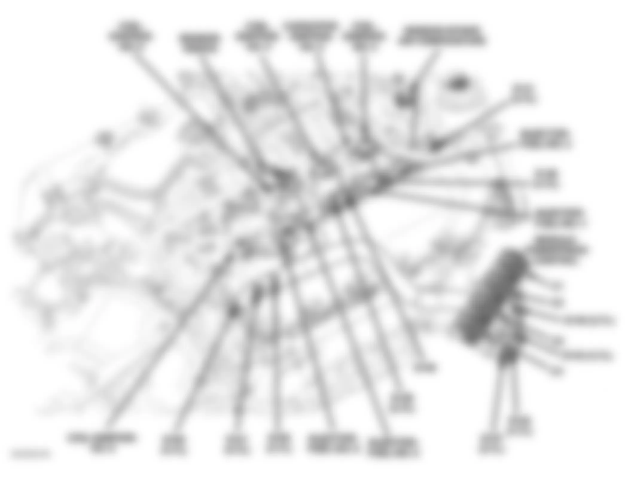 Jeep Grand Cherokee Laredo 2005 - Component Locations -  Right Side Of Engine (3.7L & 4.7L)