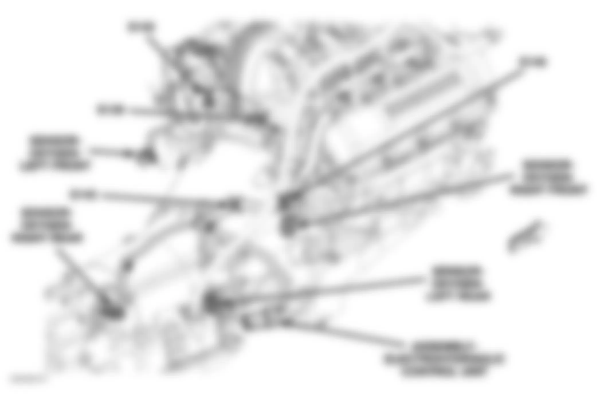 Jeep Grand Cherokee Laredo 2005 - Component Locations -  Engine/Transmission (3.7L)