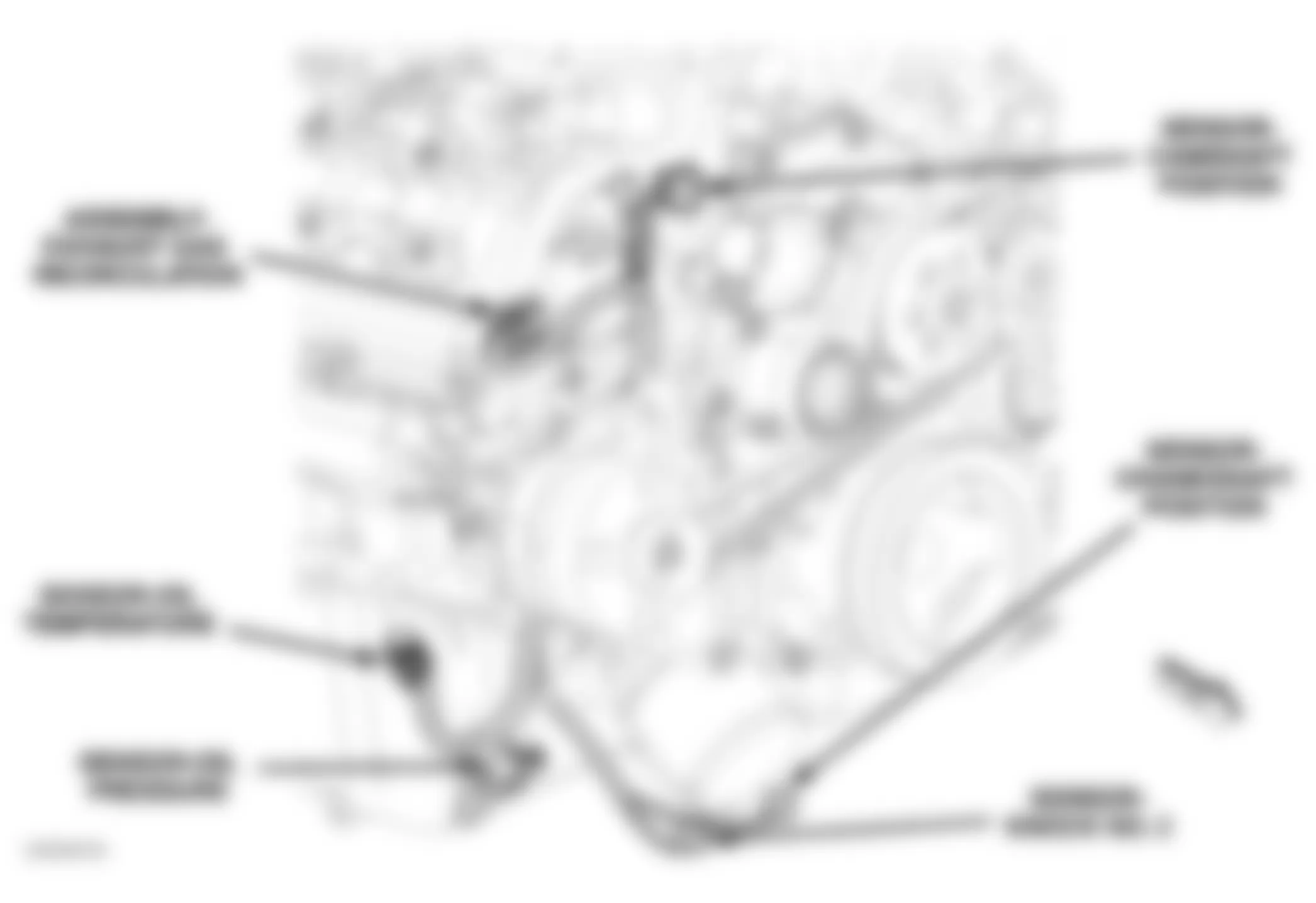 Jeep Grand Cherokee Laredo 2005 - Component Locations -  Right Front Of Engine (5.7L)