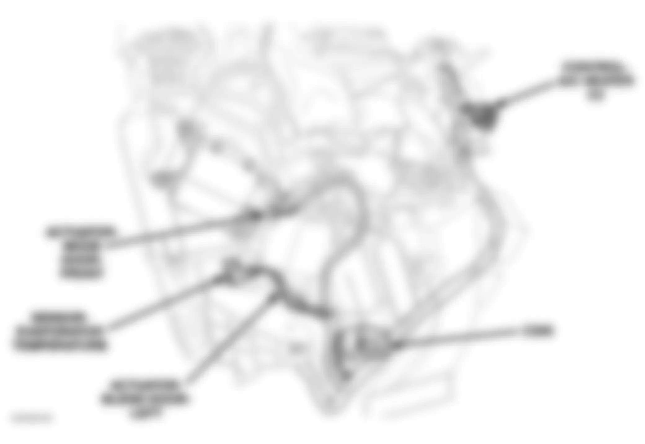 Jeep Grand Cherokee Laredo 2005 - Component Locations -  Left Side Of HVAC Unit