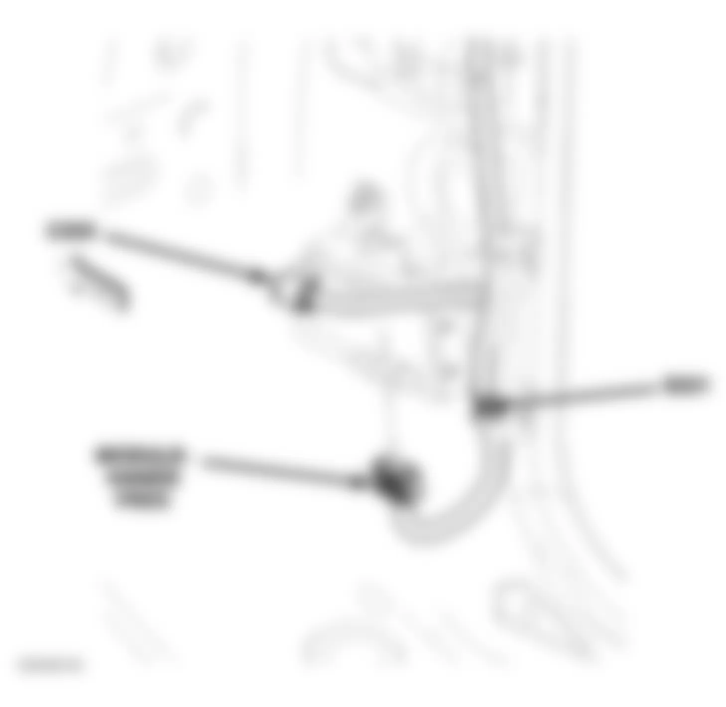 Jeep Grand Cherokee Laredo 2005 - Component Locations -  Right Kick Panel