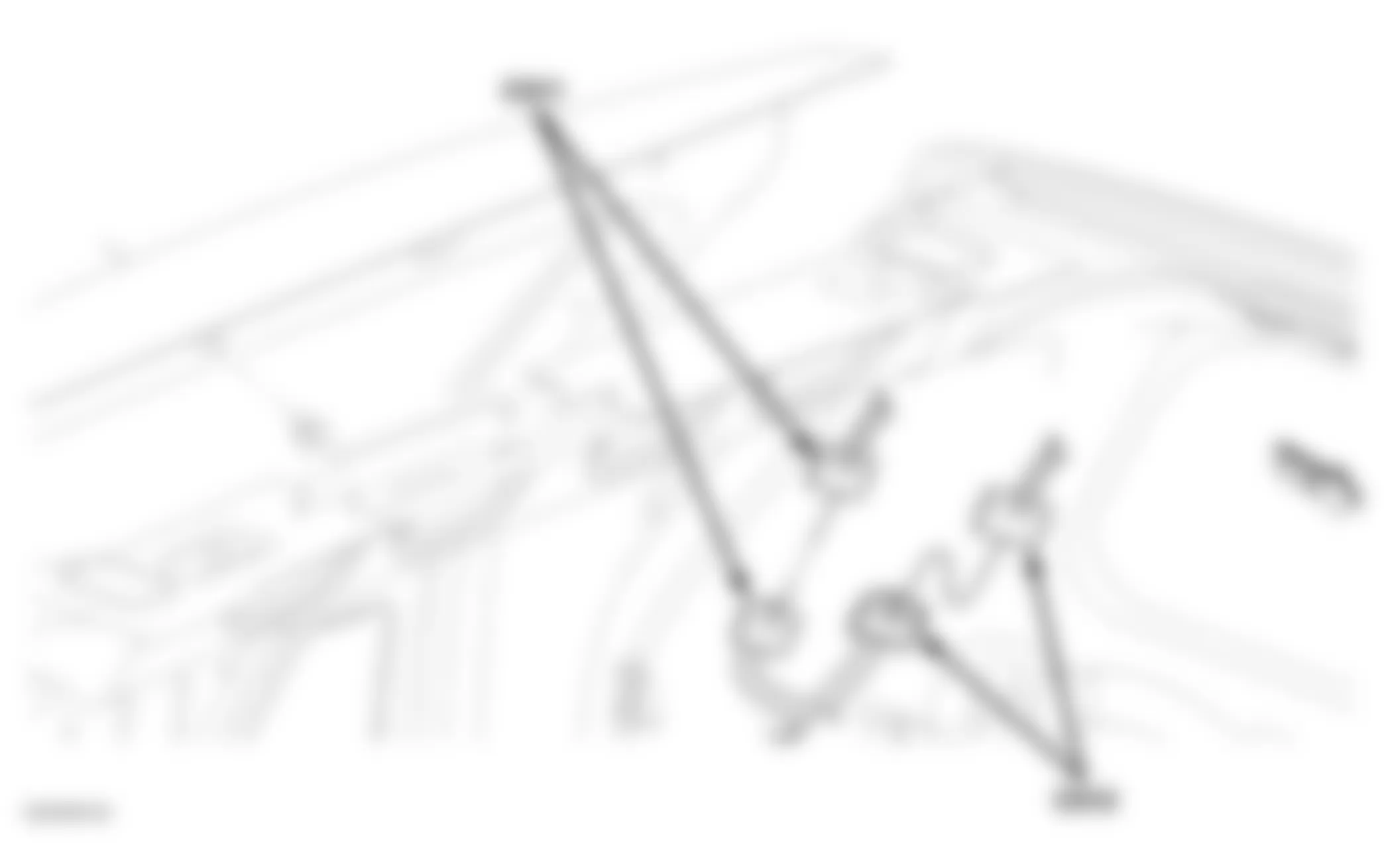 Jeep Grand Cherokee Laredo 2005 - Component Locations -  Left Rear Of Headliner