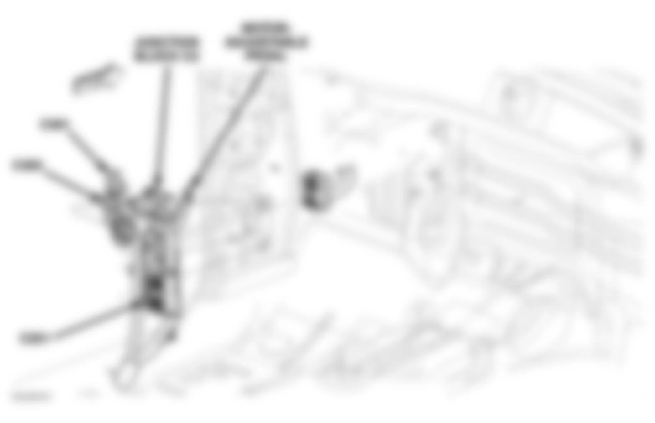 Jeep Grand Cherokee Laredo 2005 - Component Locations -  Left Front Of Passenger Compartment