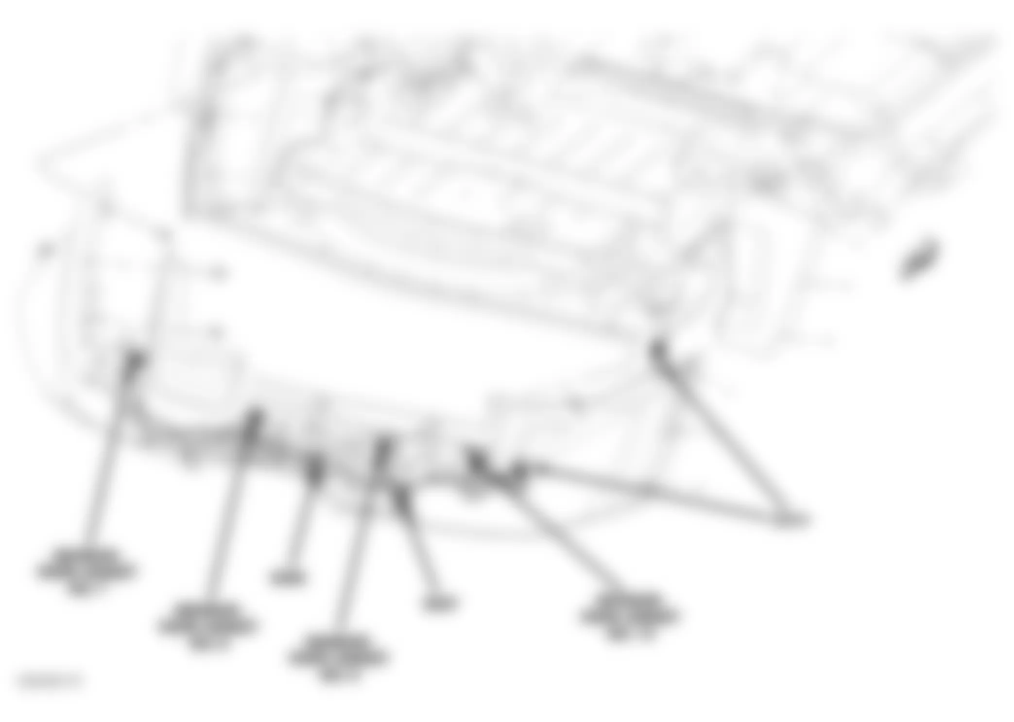 Jeep Grand Cherokee Laredo 2005 - Component Locations -  Rear Bumper
