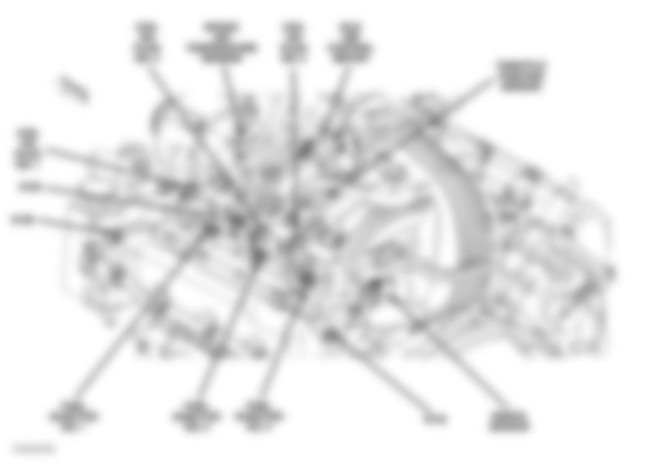 Jeep Liberty Limited 2005 - Component Locations -  Left Side Of Engine (3.7L)