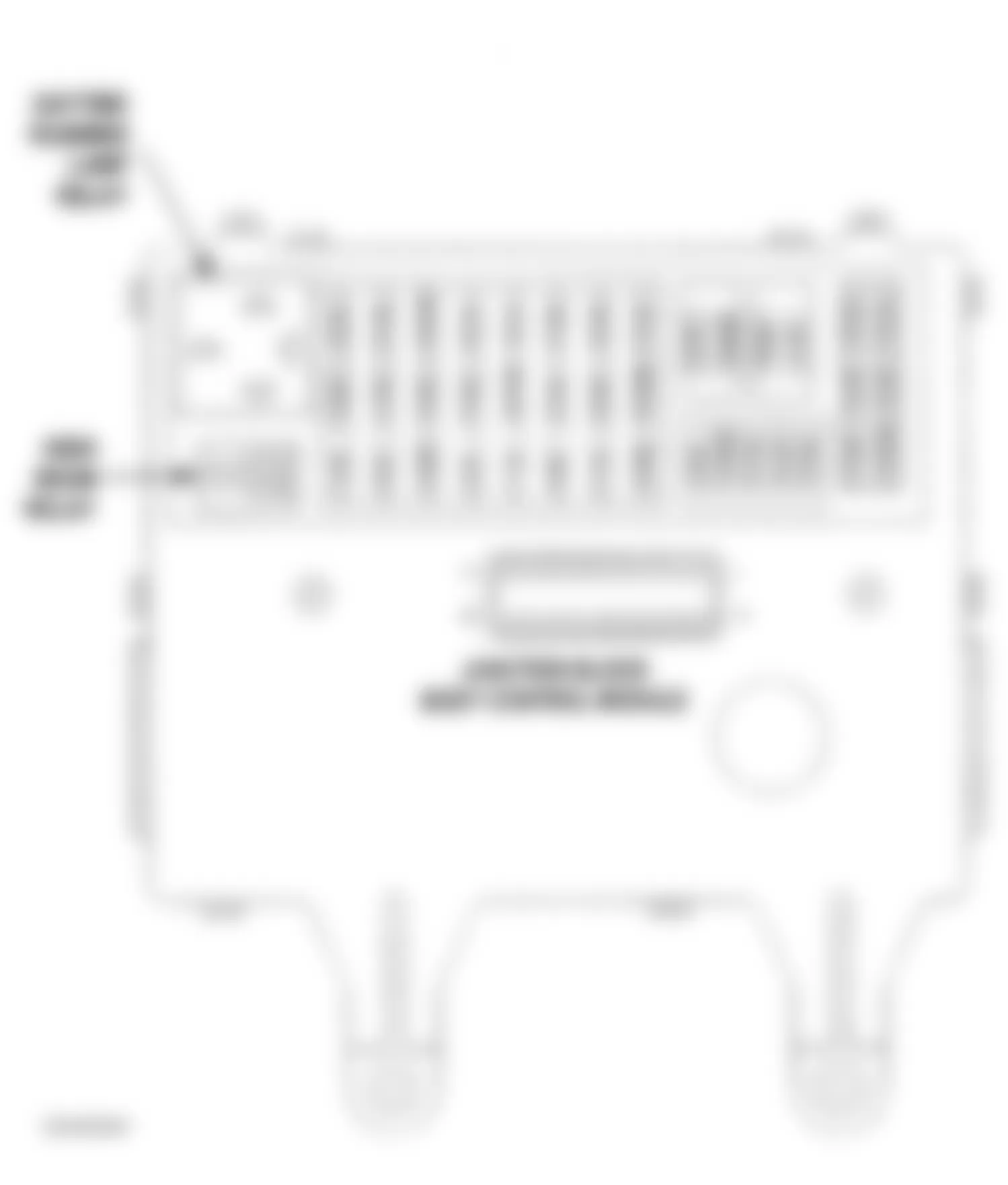 Jeep Liberty Renegade 2005 - Component Locations -  Identifying Junction Block Components (Outboard Side)