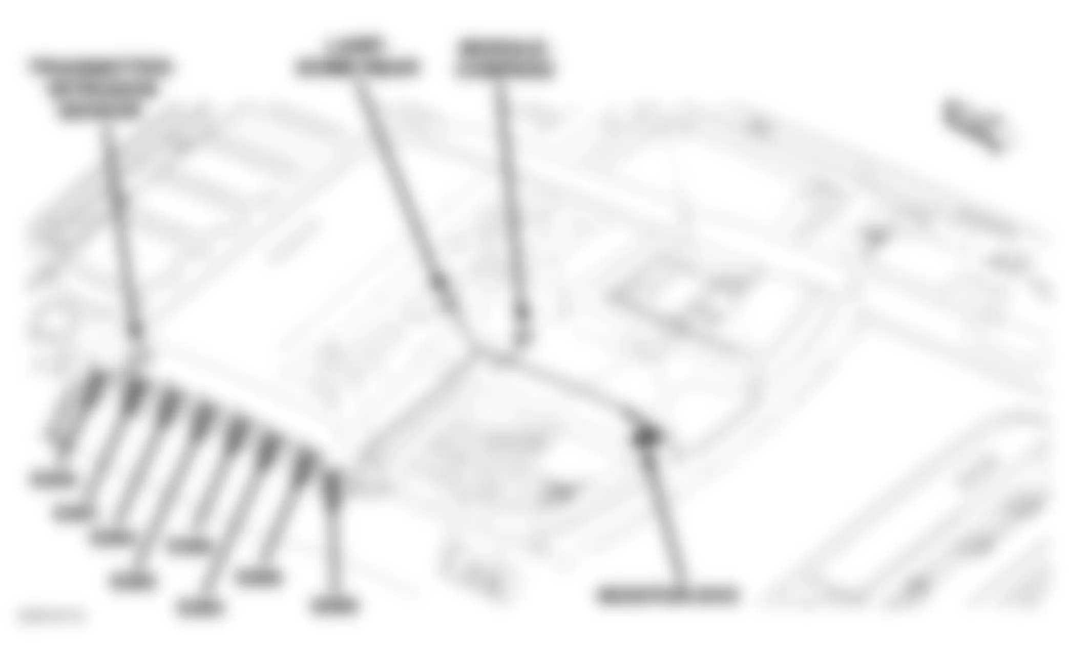 Jeep Commander 2006 - Component Locations -  Rear Of Headliner