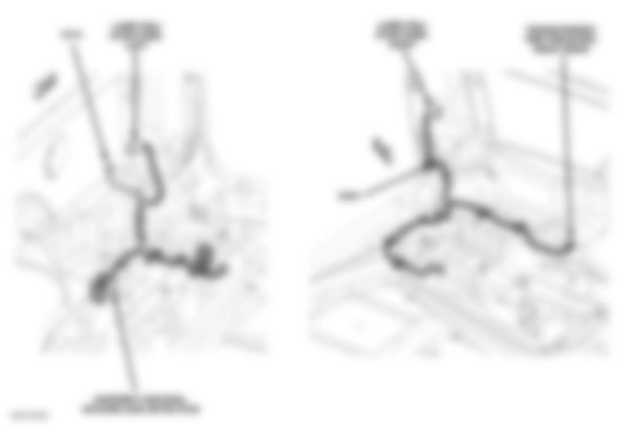Jeep Commander 2006 - Component Locations -  Left & Right Rear Underbody