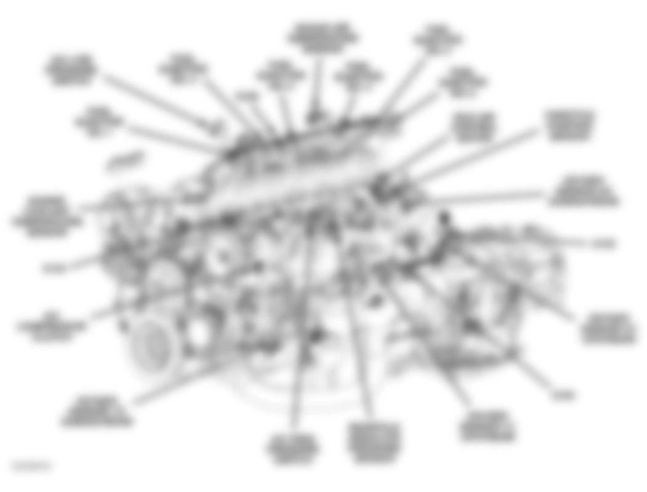 Jeep Wrangler SE 2006 - Component Locations -  Left Side Of Engine (4.0L)