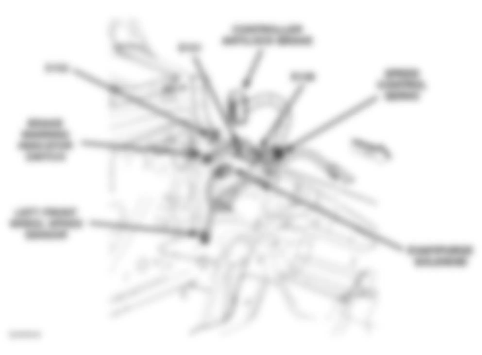 Jeep Wrangler SE 2006 - Component Locations -  Left Fender Shield