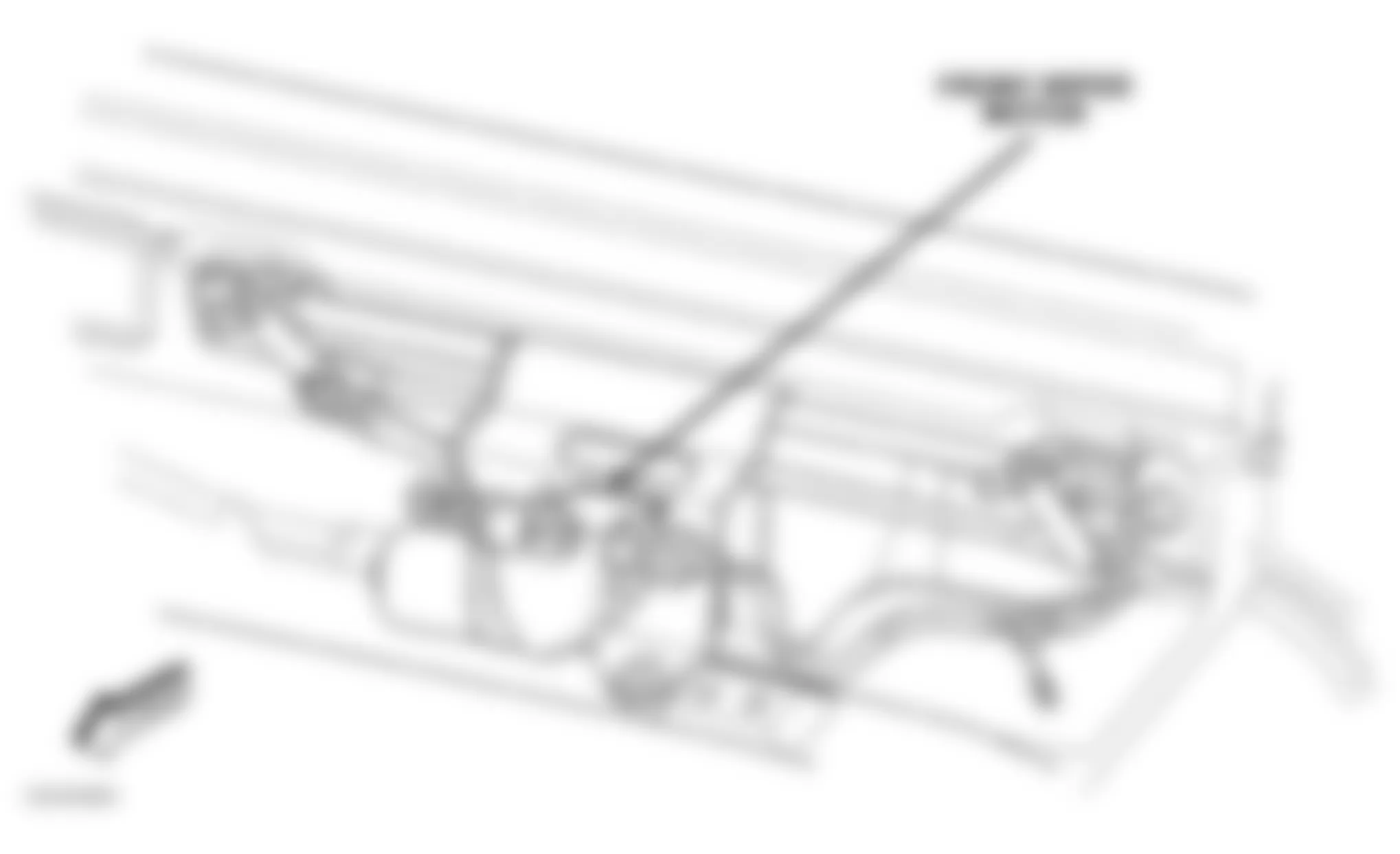 Jeep Wrangler SE 2006 - Component Locations -  Front Wiper Motor