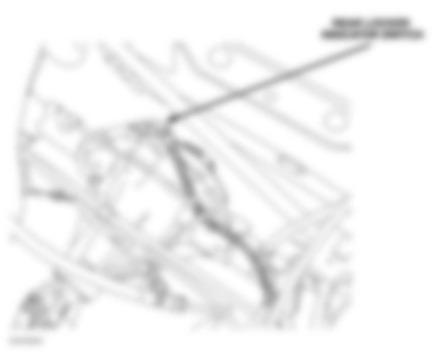 Jeep Wrangler SE 2006 - Component Locations -  Rear Locker Indicator Switch