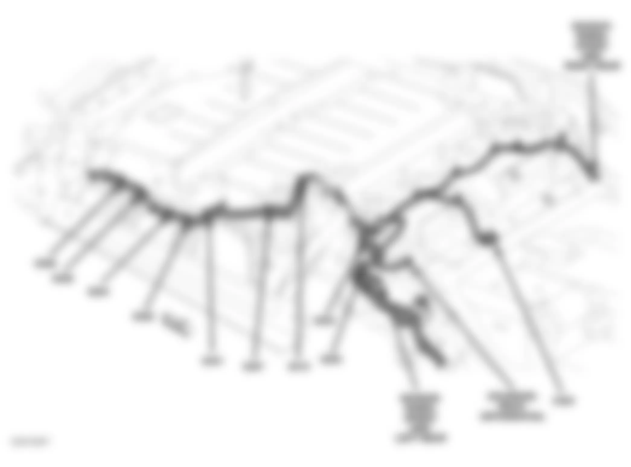 Jeep Commander Overland 2007 - Component Locations - Rear Underbody