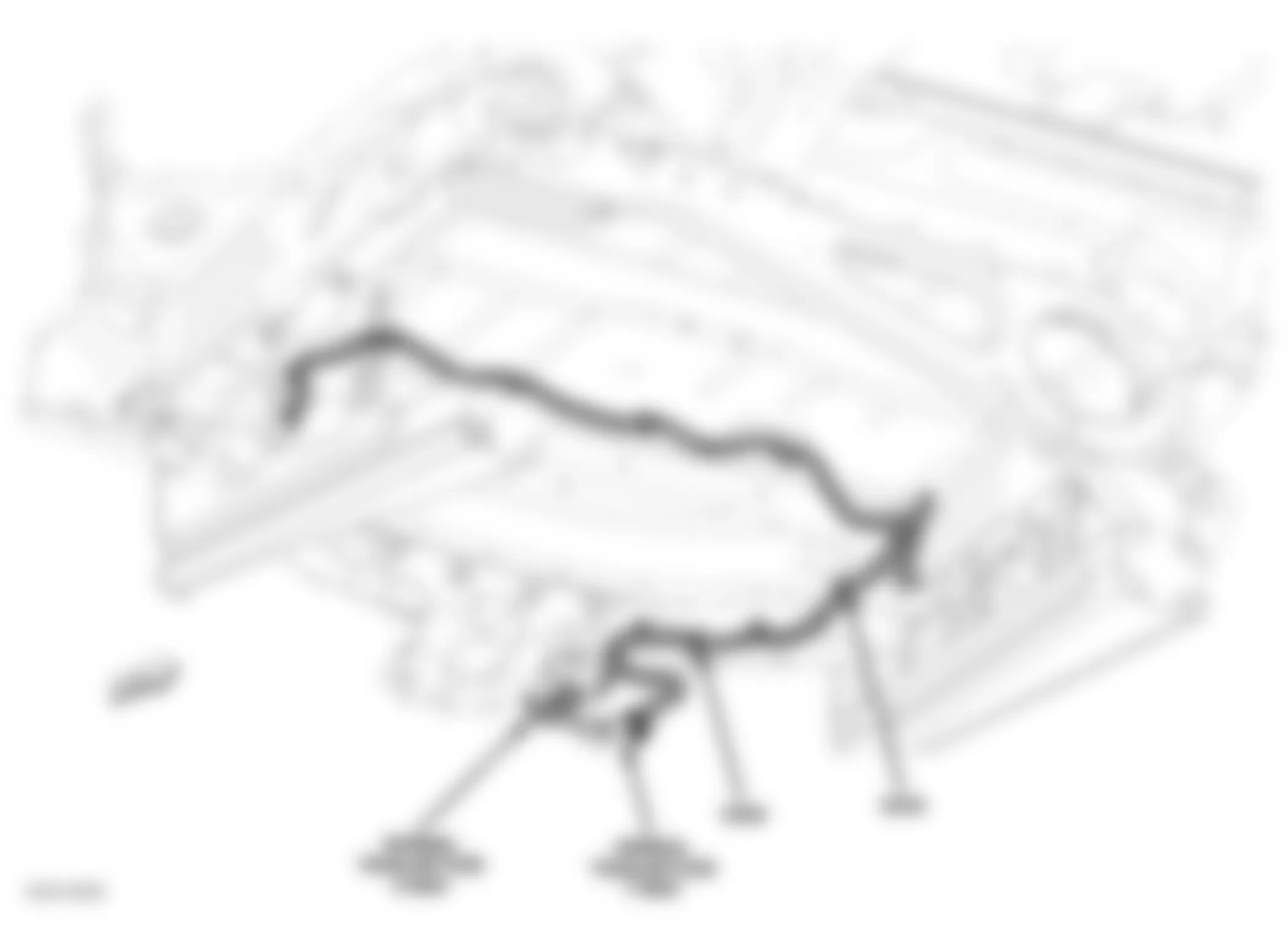 Jeep Commander Overland 2007 - Component Locations - Rear Chassis